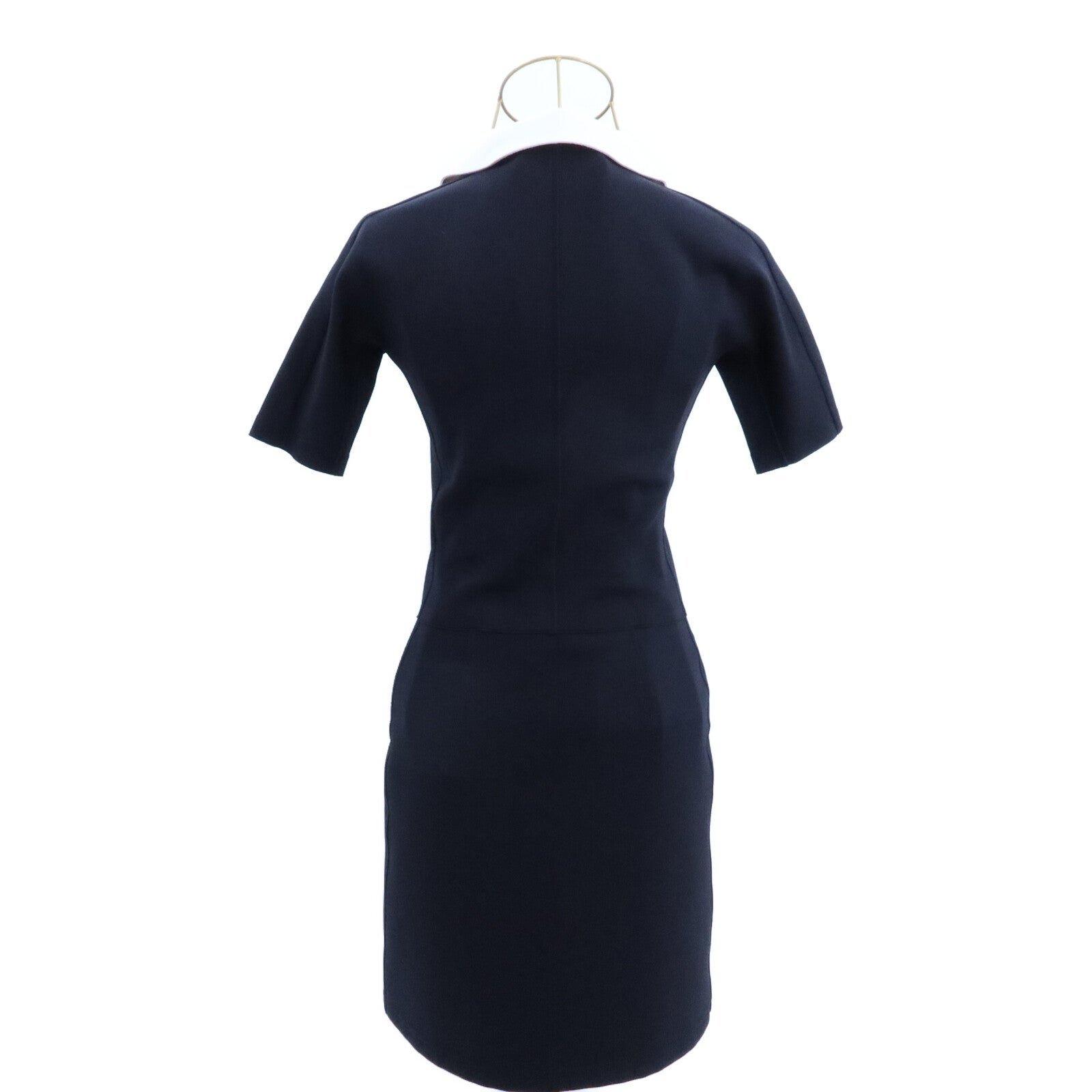LOUIS VUITTON Polyamide/Elasthanne Technical Jersey Peter Pan Collar Dress連身裙