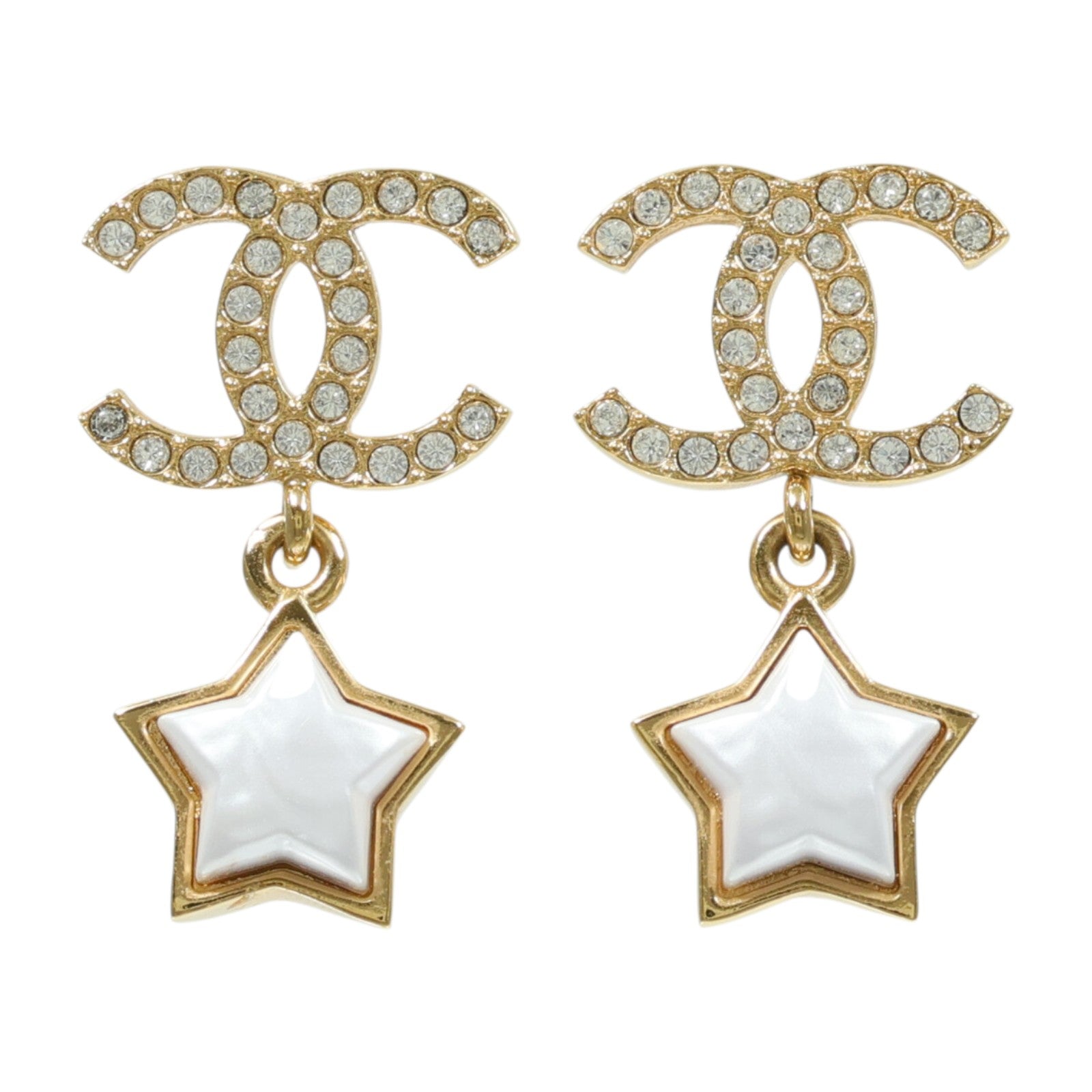 CHANEL 金屬/PVC Earrings耳環