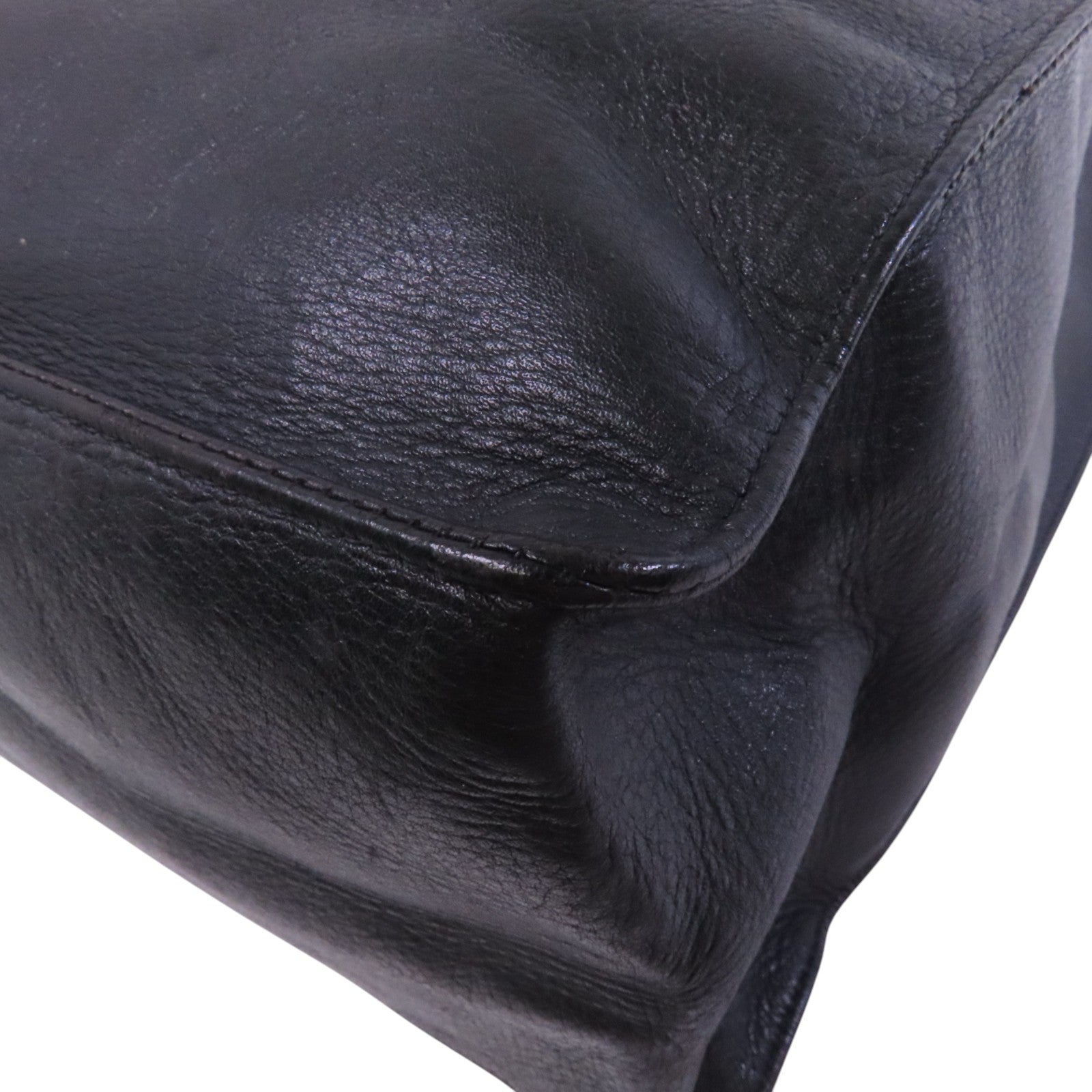 CHANEL 羊皮皮革Shoulder Tote金扣鏈帶肩背袋