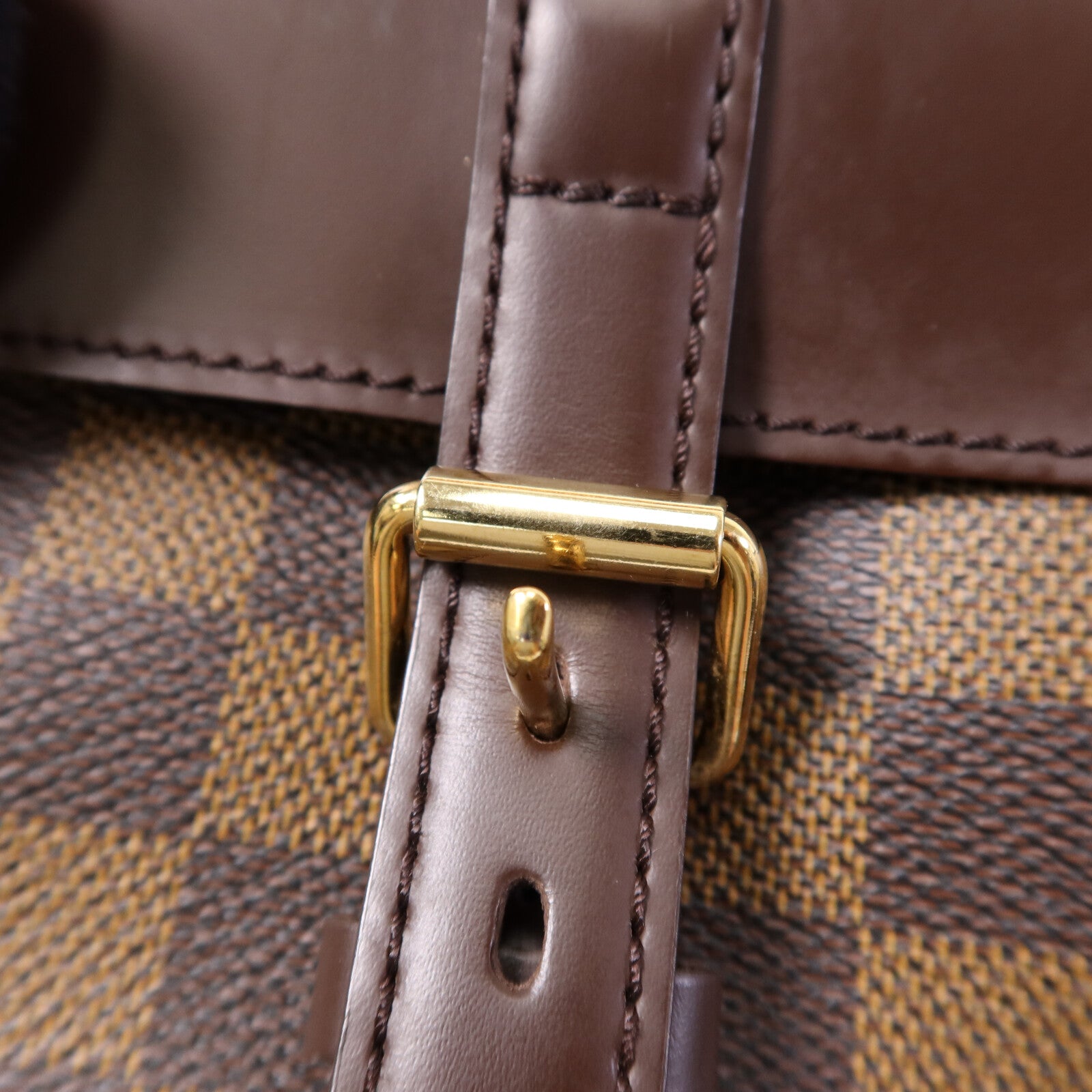 LOUIS VUITTON Damier Uzes Tote Bag金扣手挽袋