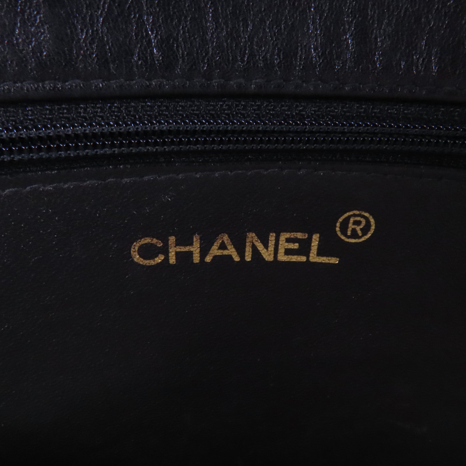 CHANEL 羊皮皮革Shoulder Tote金扣鏈帶肩背袋