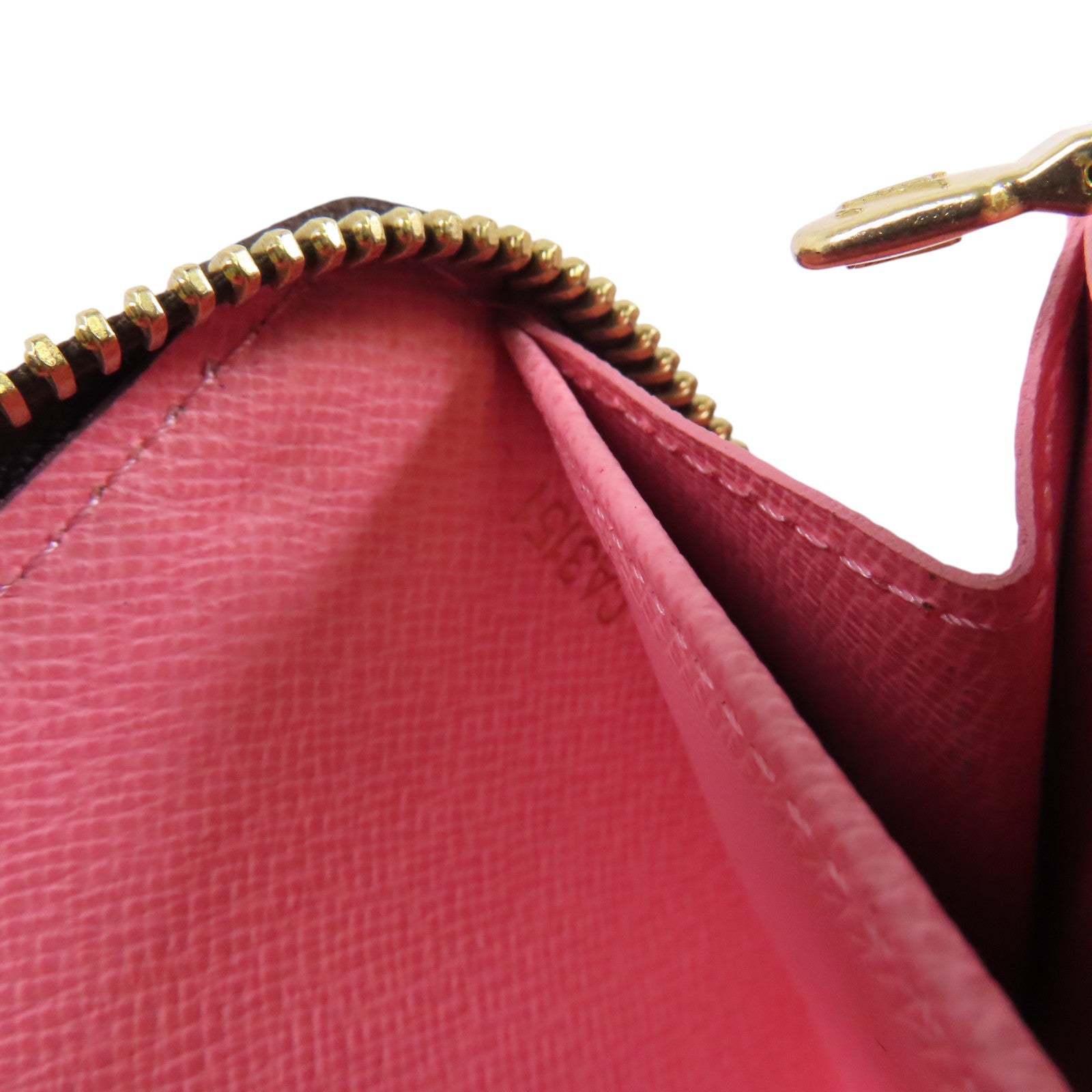 LOUIS VUITTON Monogram Zipper Long Wallet金扣拉鏈長錢包