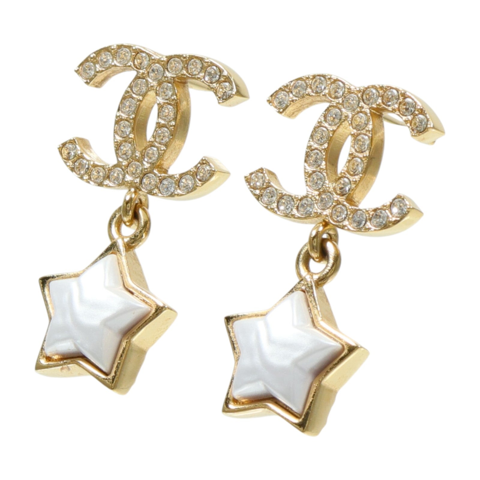 CHANEL 金屬/PVC Earrings耳環
