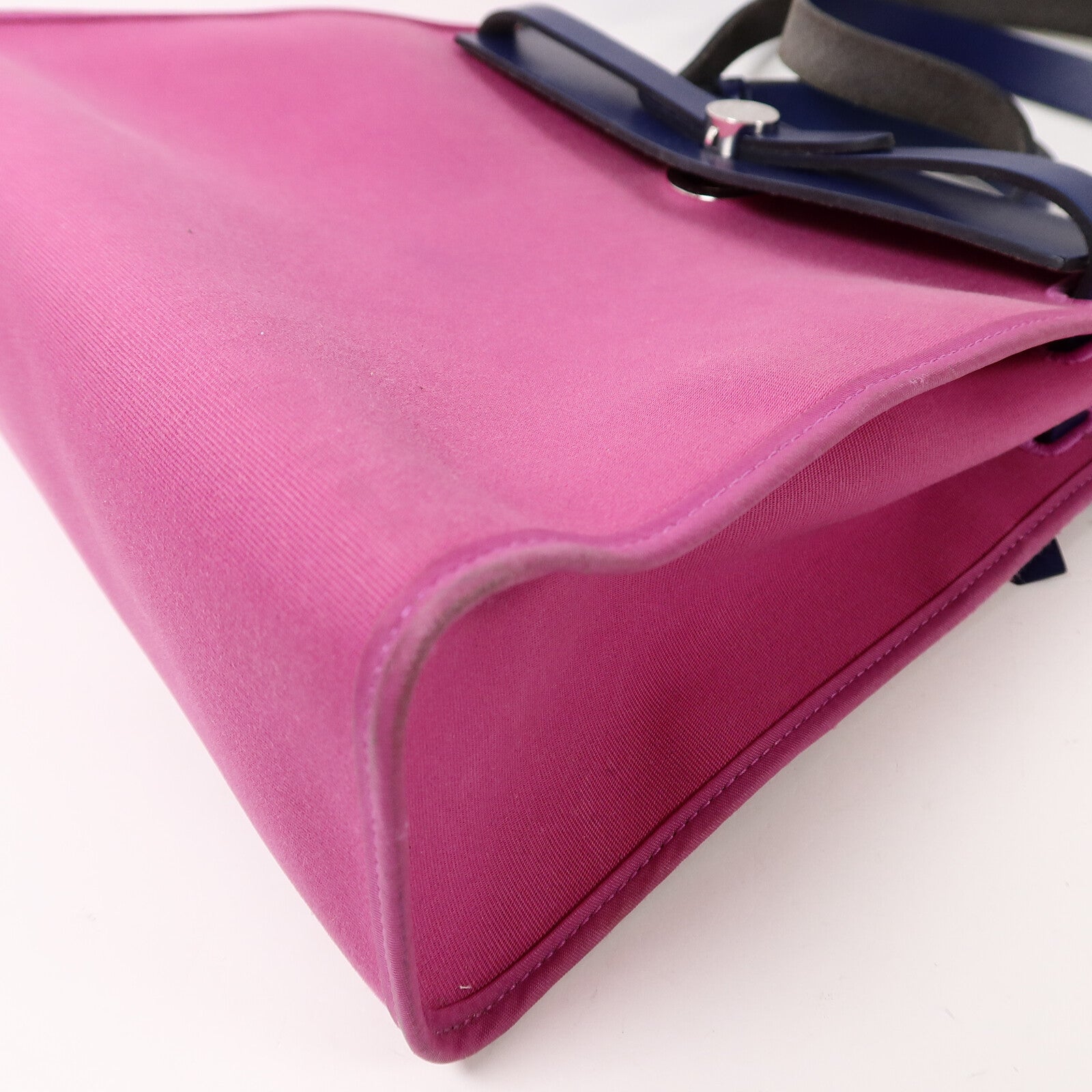 HERMES 帆布Herbag PM手挽肩背兩用袋Magnolia