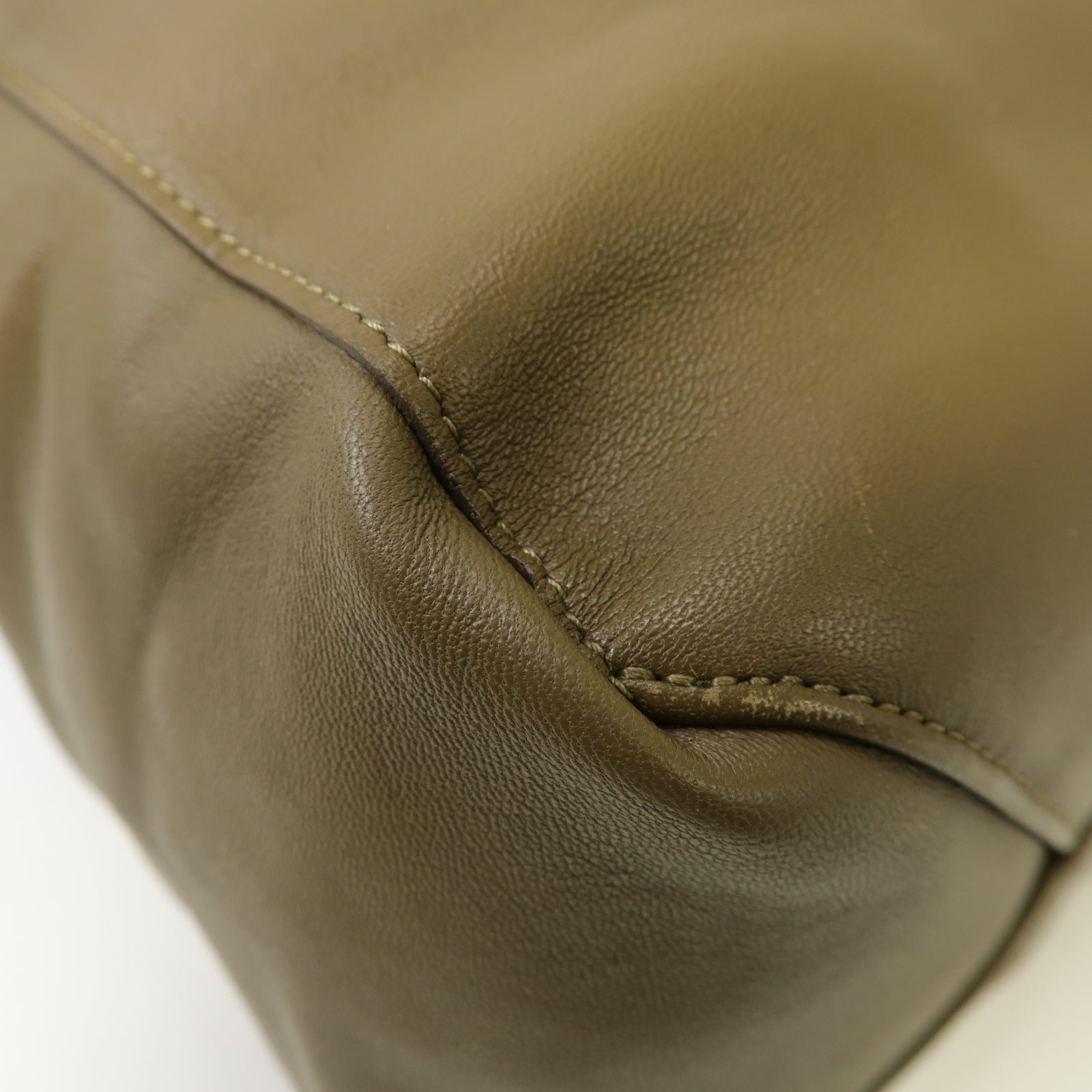 CELINE 羊皮皮革Cabas手挽袋藍色/棕色– Brand Off Hong Kong