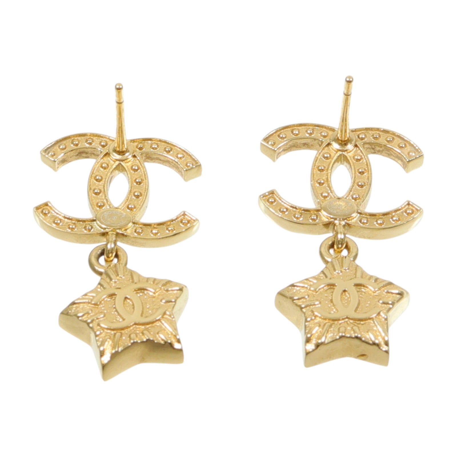 CHANEL 金屬/PVC Earrings耳環