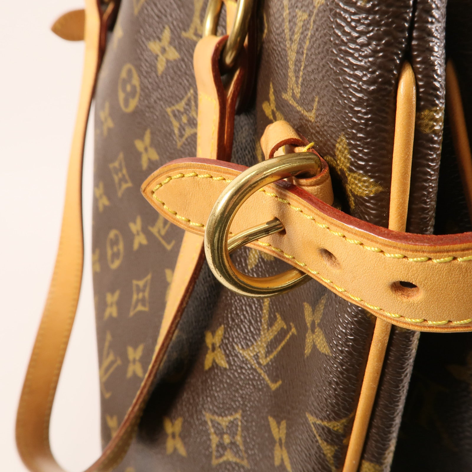 LOUIS VUITTON Monogram Batignolles金扣肩背袋