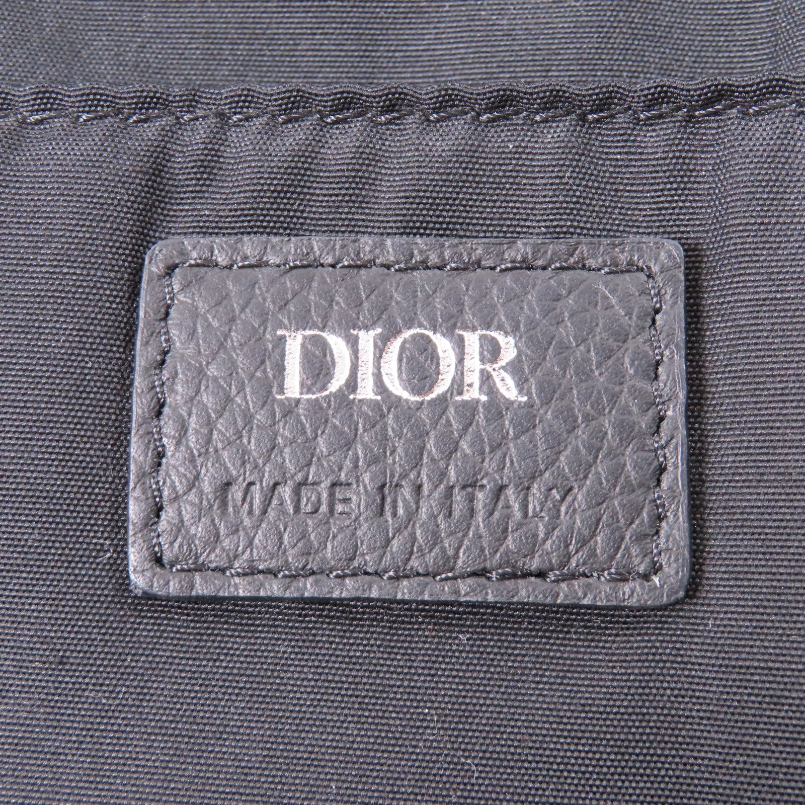 Dior 帆布Rider Backpack銀扣背包藍色