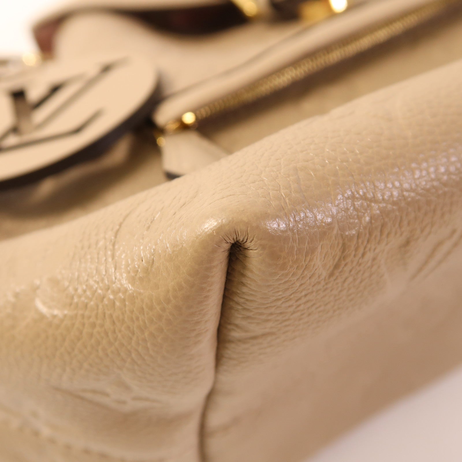 LOUIS VUITTON Monogram Empreinte Montsouris PM金扣背包