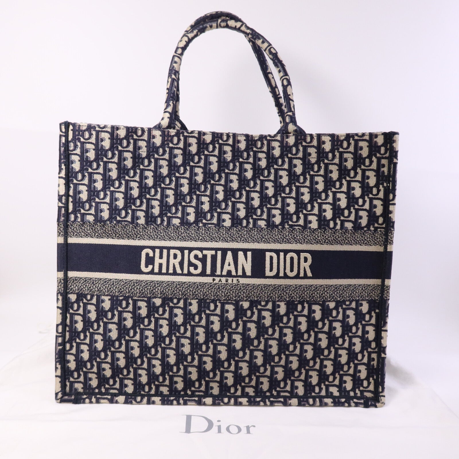 Dior 【激減優惠】帆布Book Tote Large肩背袋