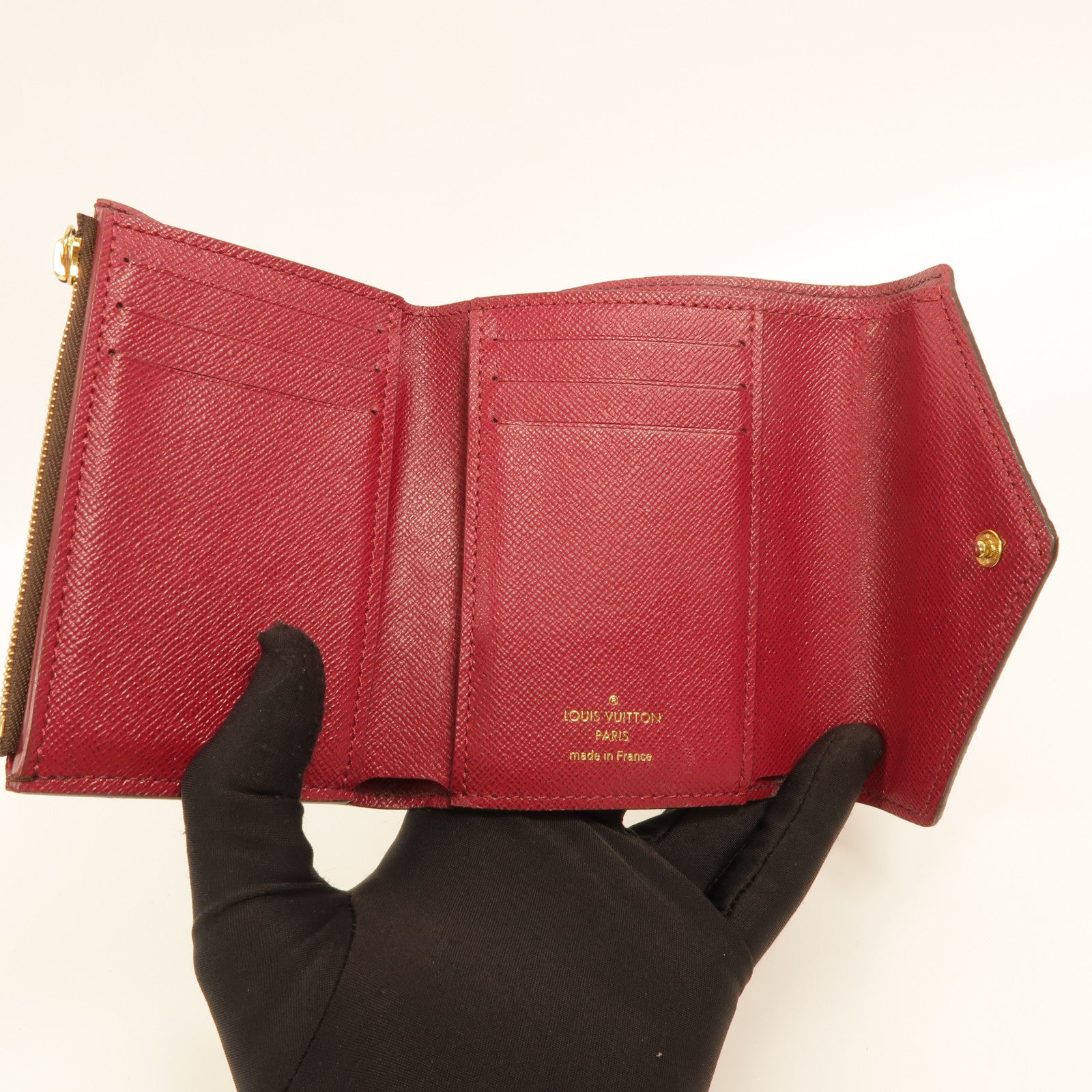 LOUIS VUITTON Monogram Portefeuille Victorine金扣錢包
