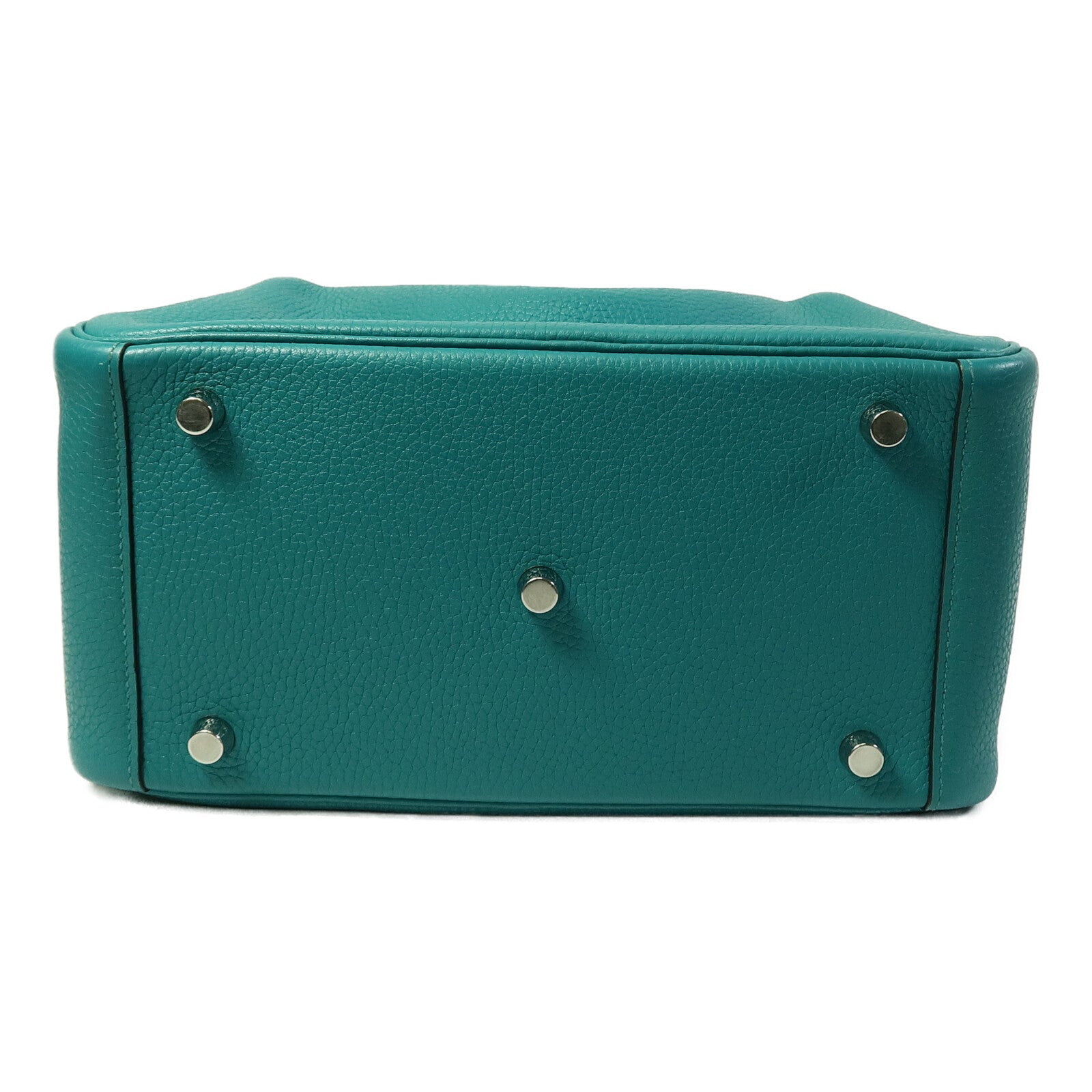 HERMES 皮革Lindy 26手挽肩背兩用袋Bleu Paon