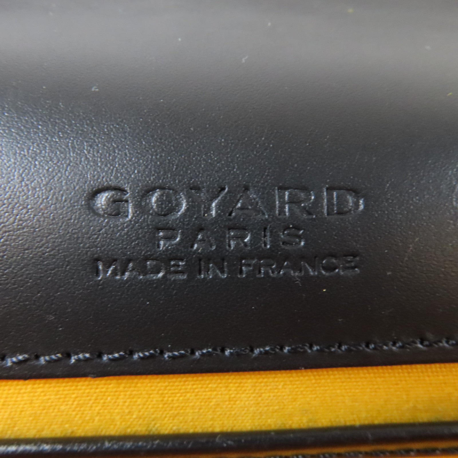 GOYARD 塗層帆布/皮革Belevedere MM銀扣肩背袋黑色/啡色