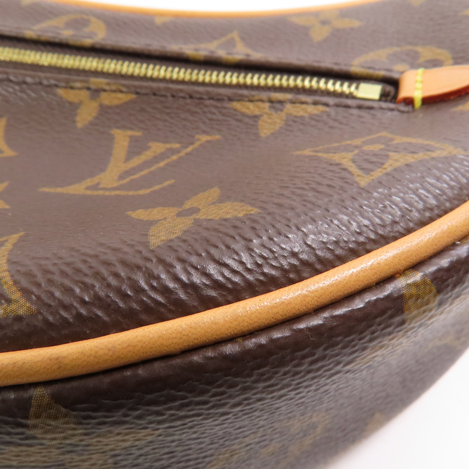 LOUIS VUITTON LV GHW Loop 2 Way Shoulder Bag M81098 Monogram Brown