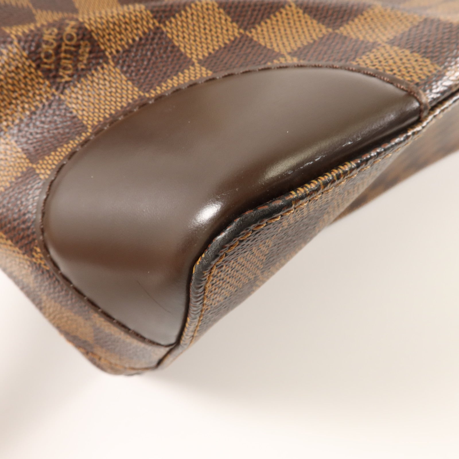 LOUIS VUITTON Damier Hampstead MM金扣手挽袋