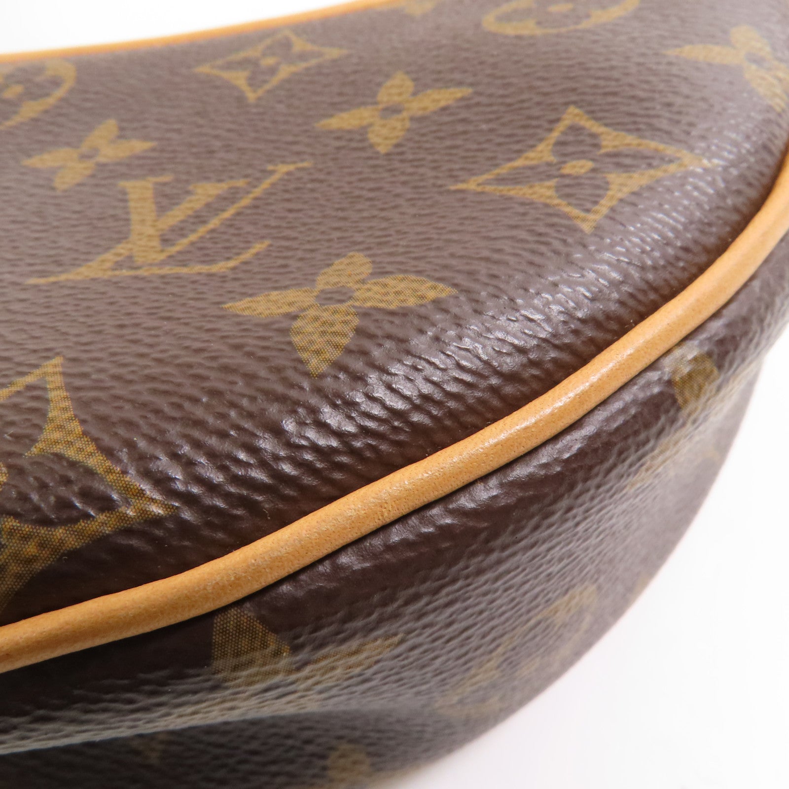 LOUIS VUITTON LV GHW Loop 2 Way Shoulder Bag M81098 Monogram Brown