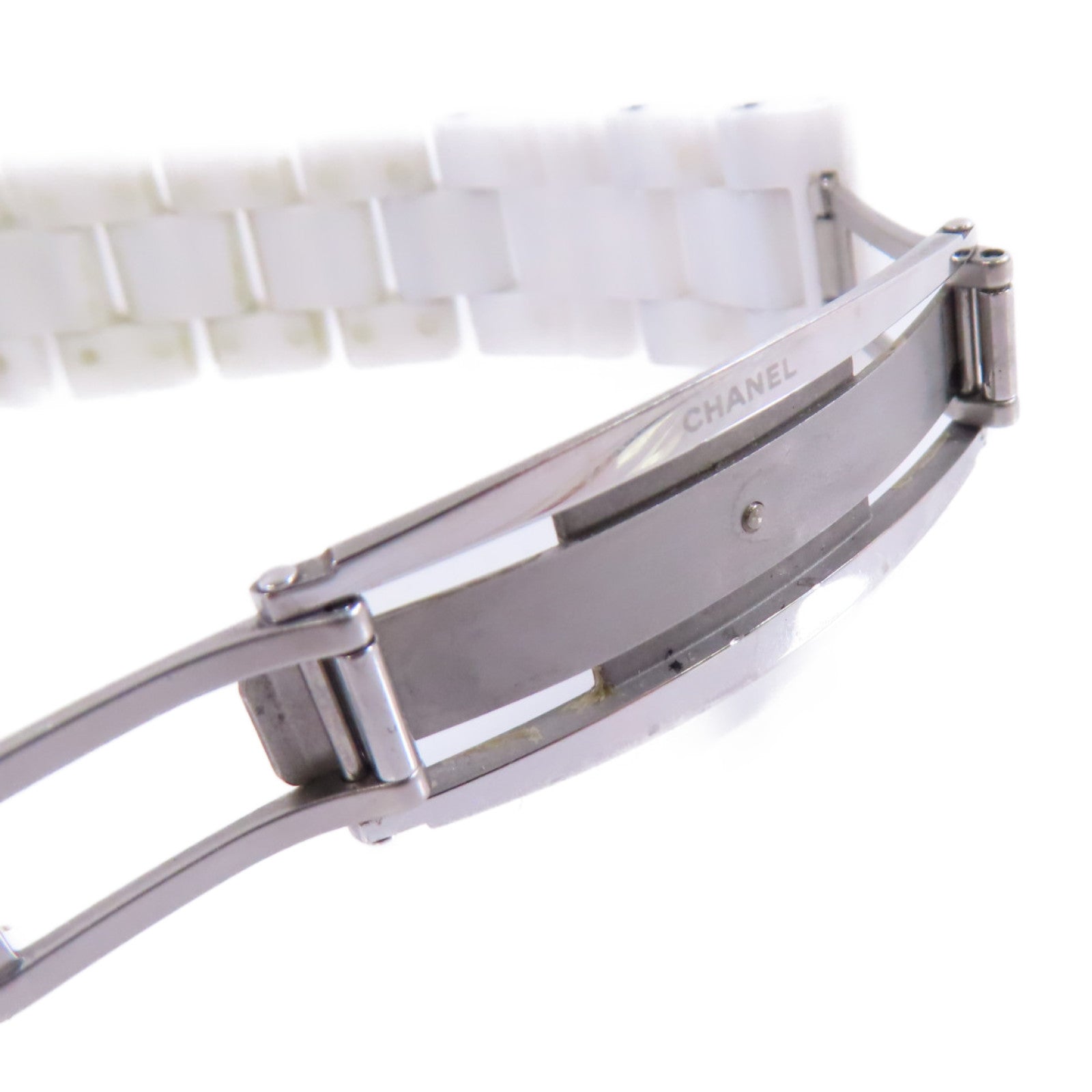 CHANEL J12 Watch陶瓷銀扣自動機芯手錶白色