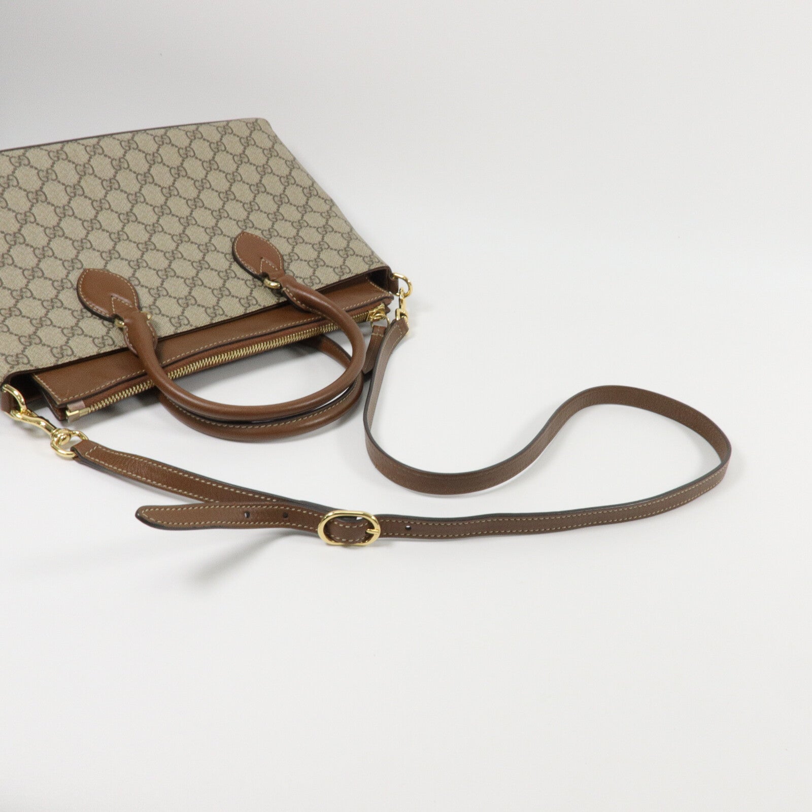 GUCCI 牛皮皮革2Way Shoulder手挽肩背兩用袋