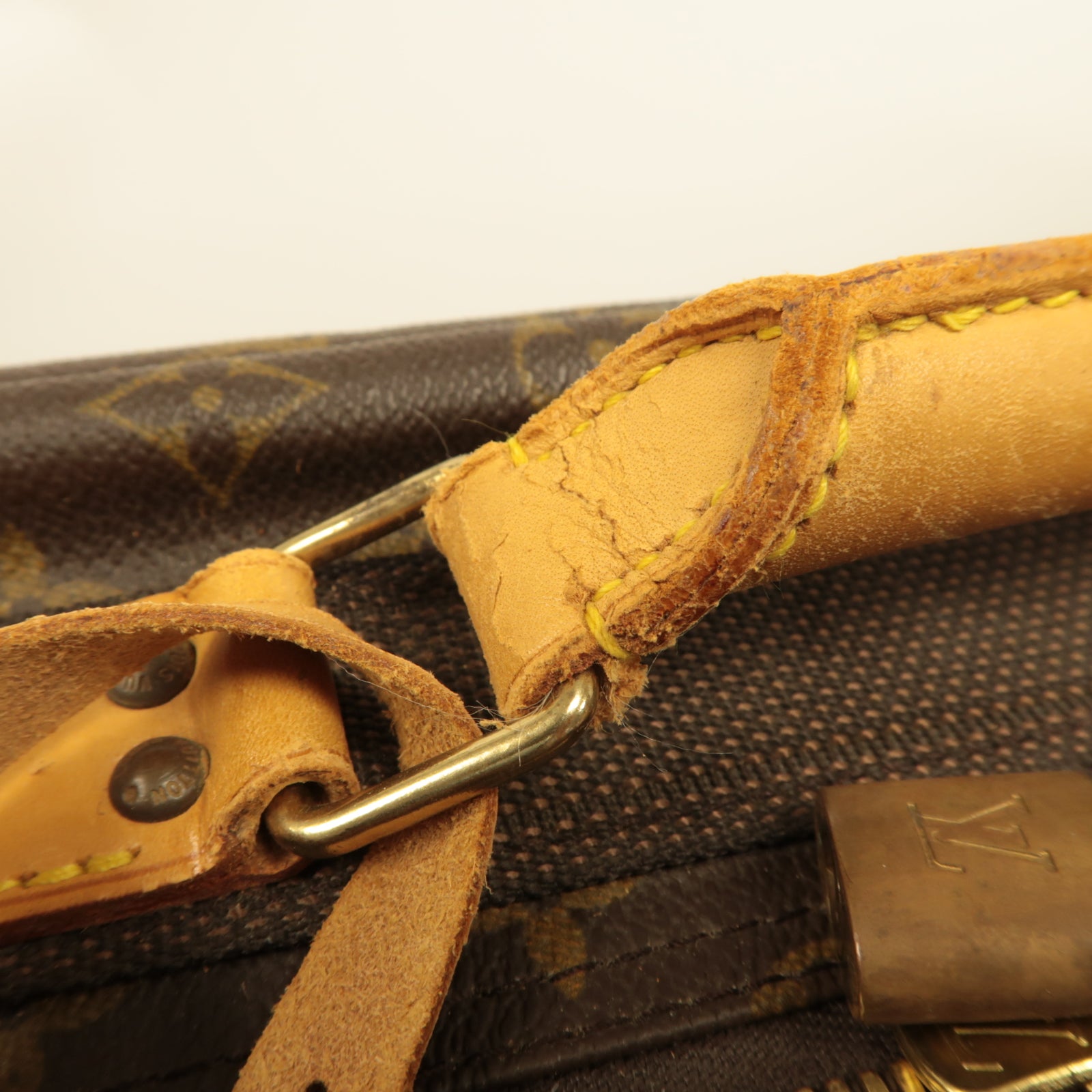 LOUIS VUITTON 【激減優惠】Monogram Satellite 70金扣行李箱啡色
