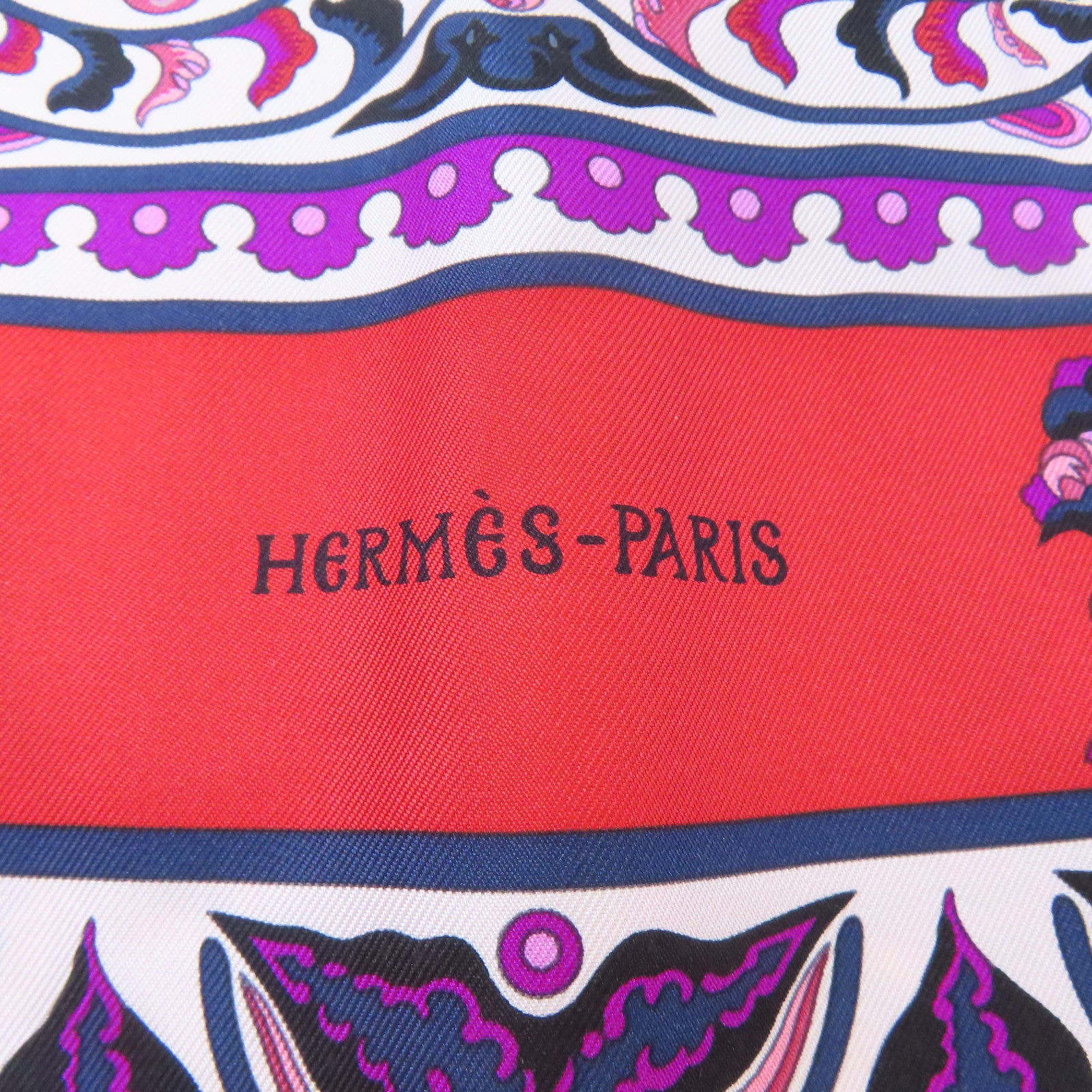 HERMES 絲質Scarf絲巾紅色/多色