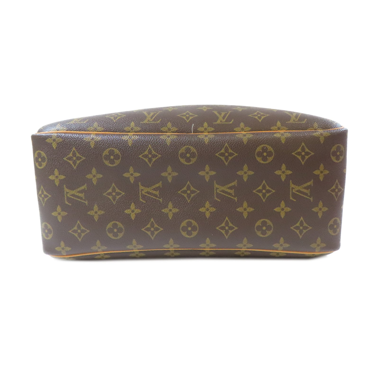 LOUIS VUITTON Monogram Trouville金扣手挽袋啡色