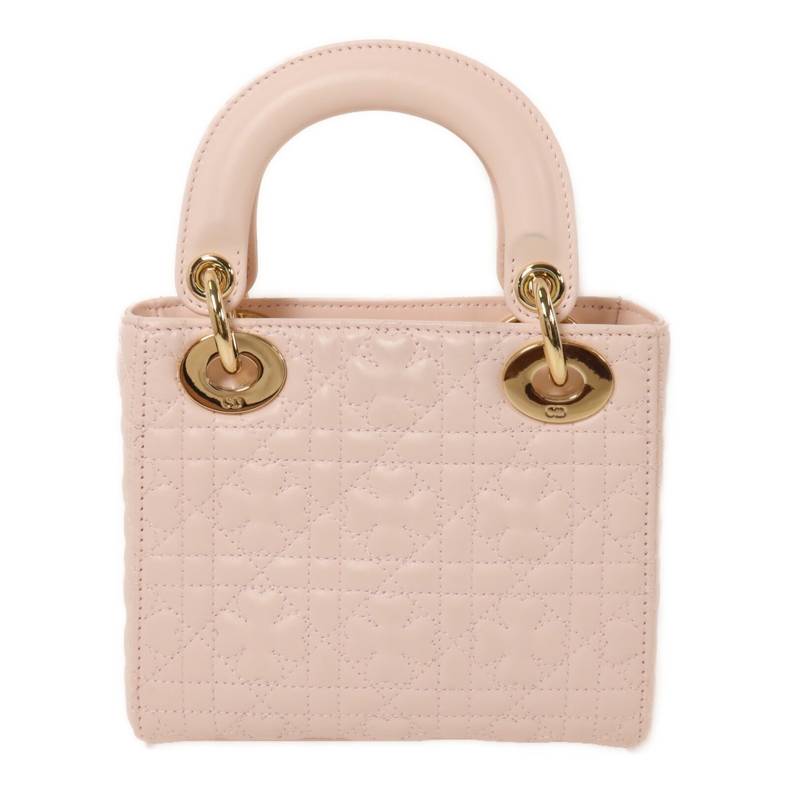 Dior 羊皮皮革Lady Dior Mini鏈帶手挽肩背兩用袋