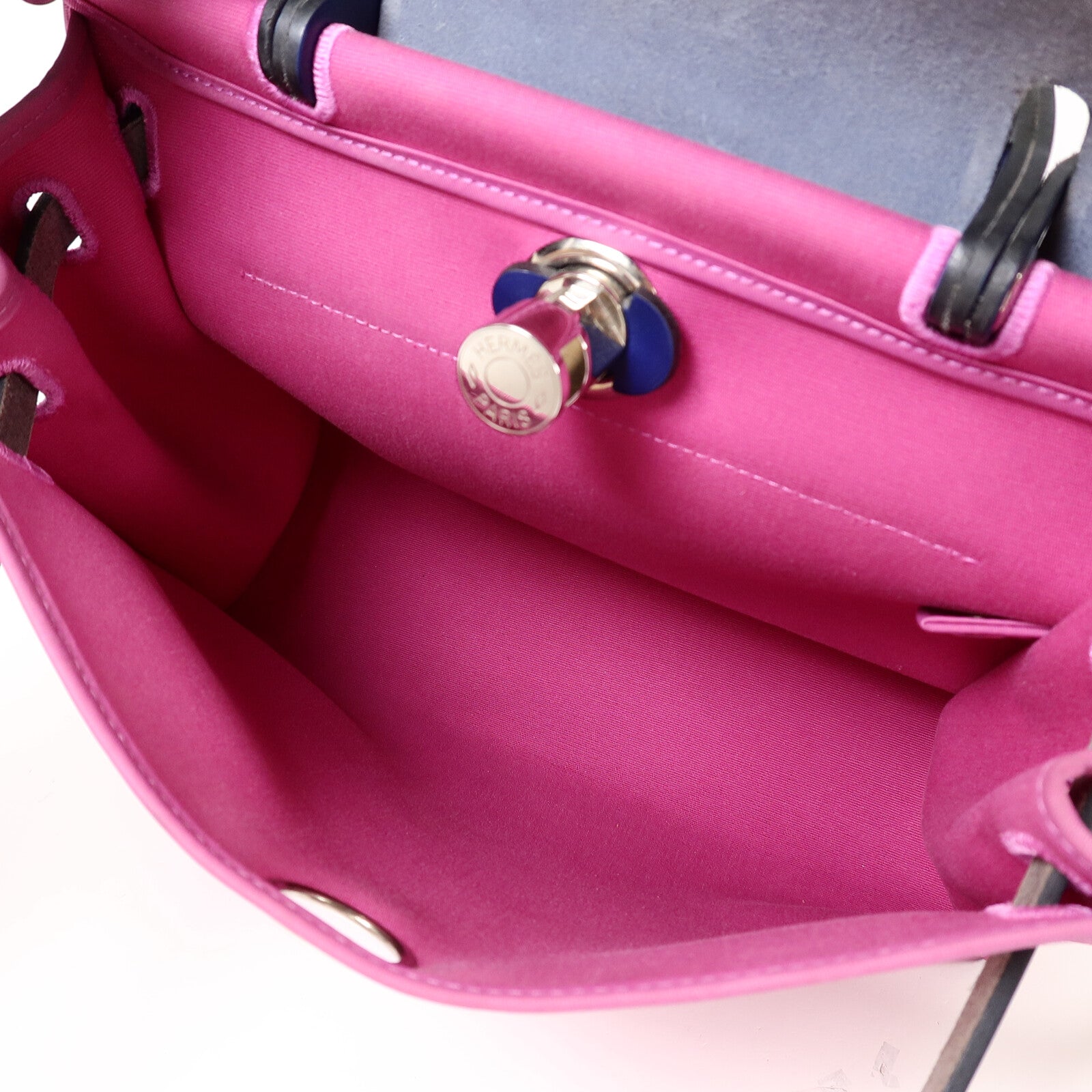 HERMES 帆布Herbag PM手挽肩背兩用袋Magnolia