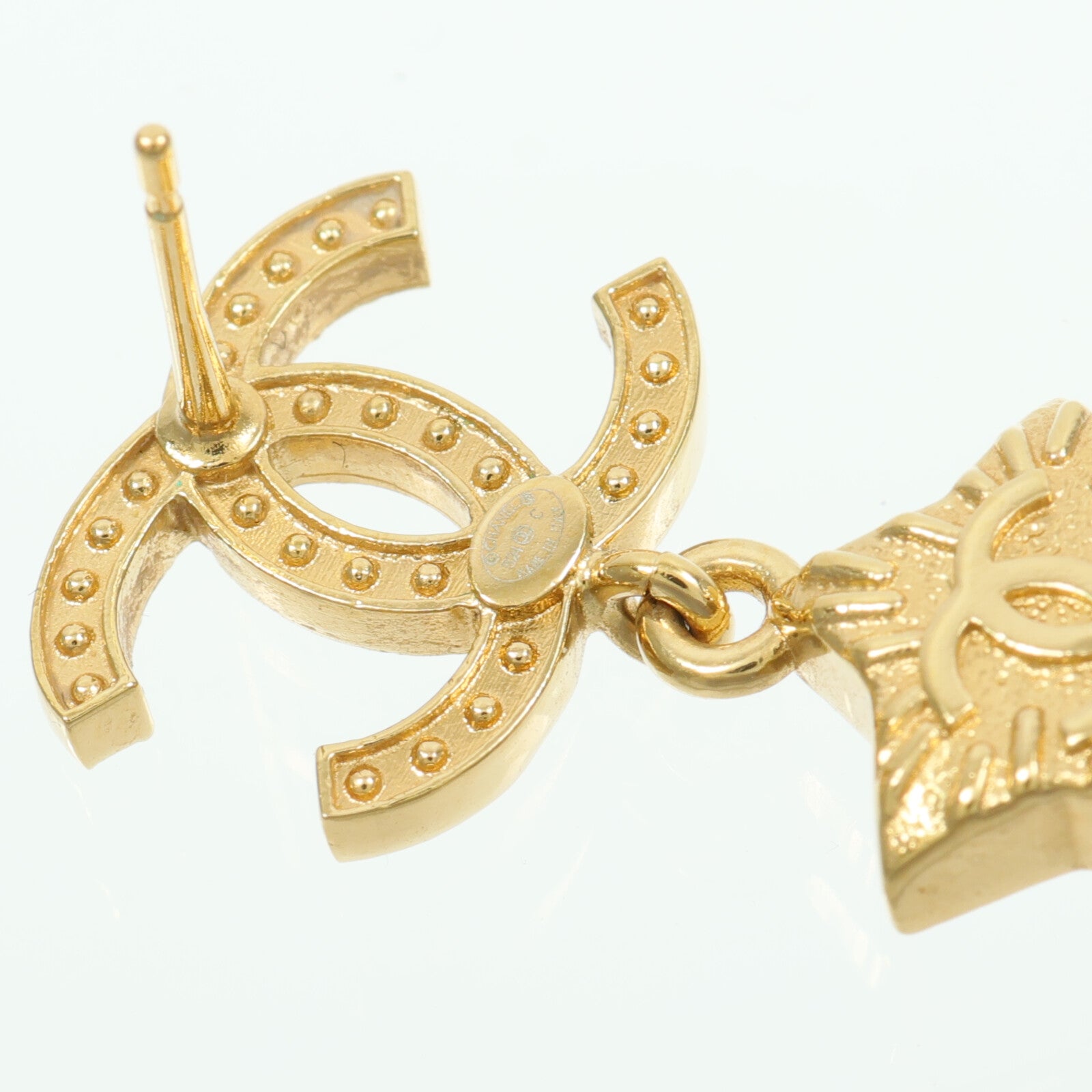 CHANEL 金屬/PVC Earrings耳環