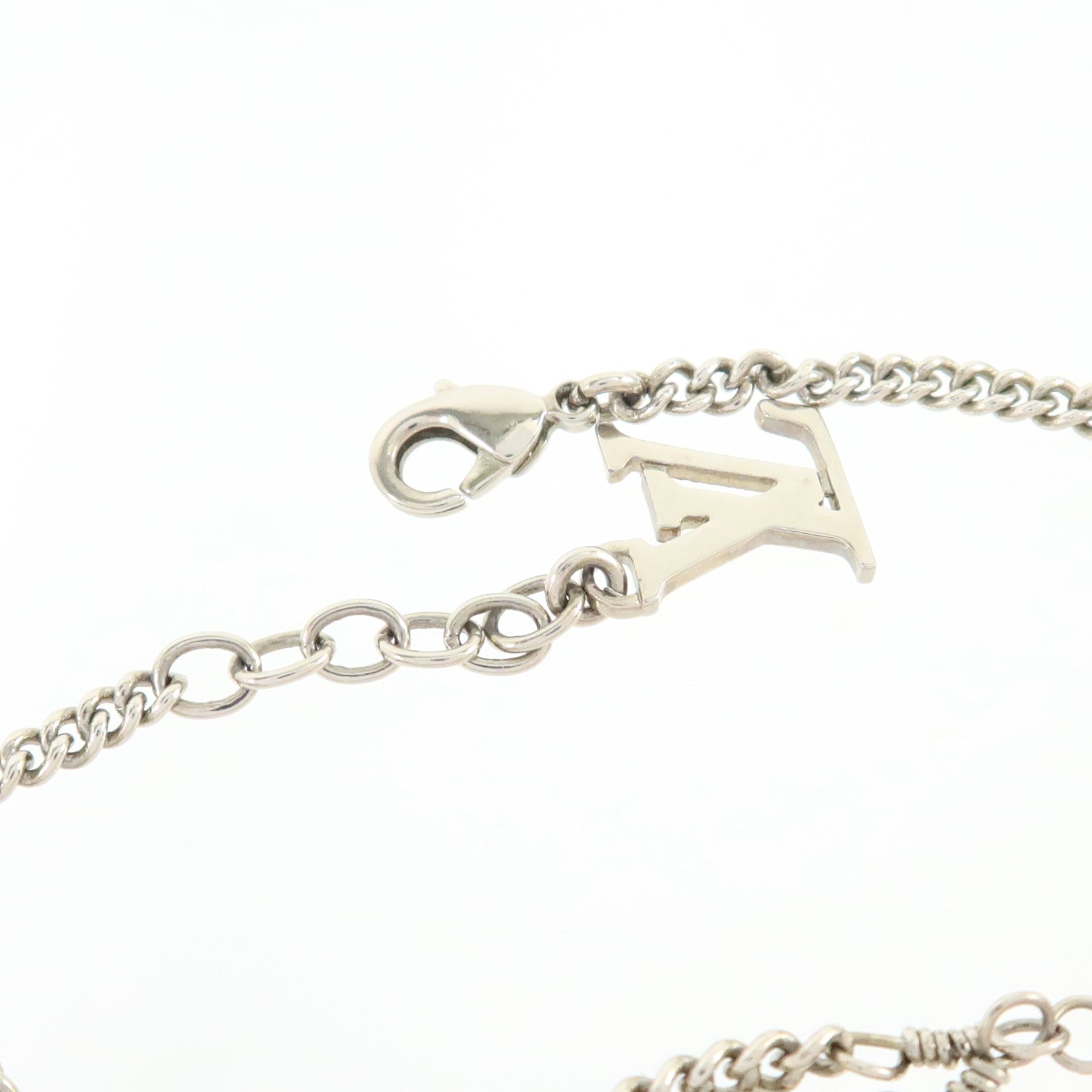 LOUIS VUITTON 金屬/PVC Bracelet Sweet Monogram銀扣手鏈