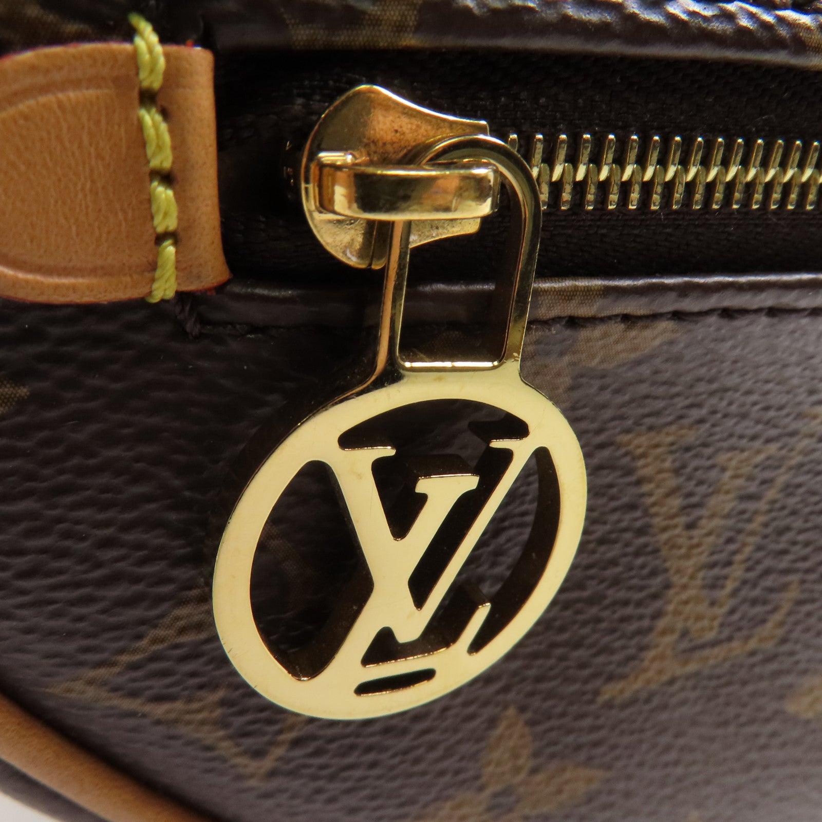 LOUIS VUITTON LV GHW Loop 2 Way Shoulder Bag M81098 Monogram Brown