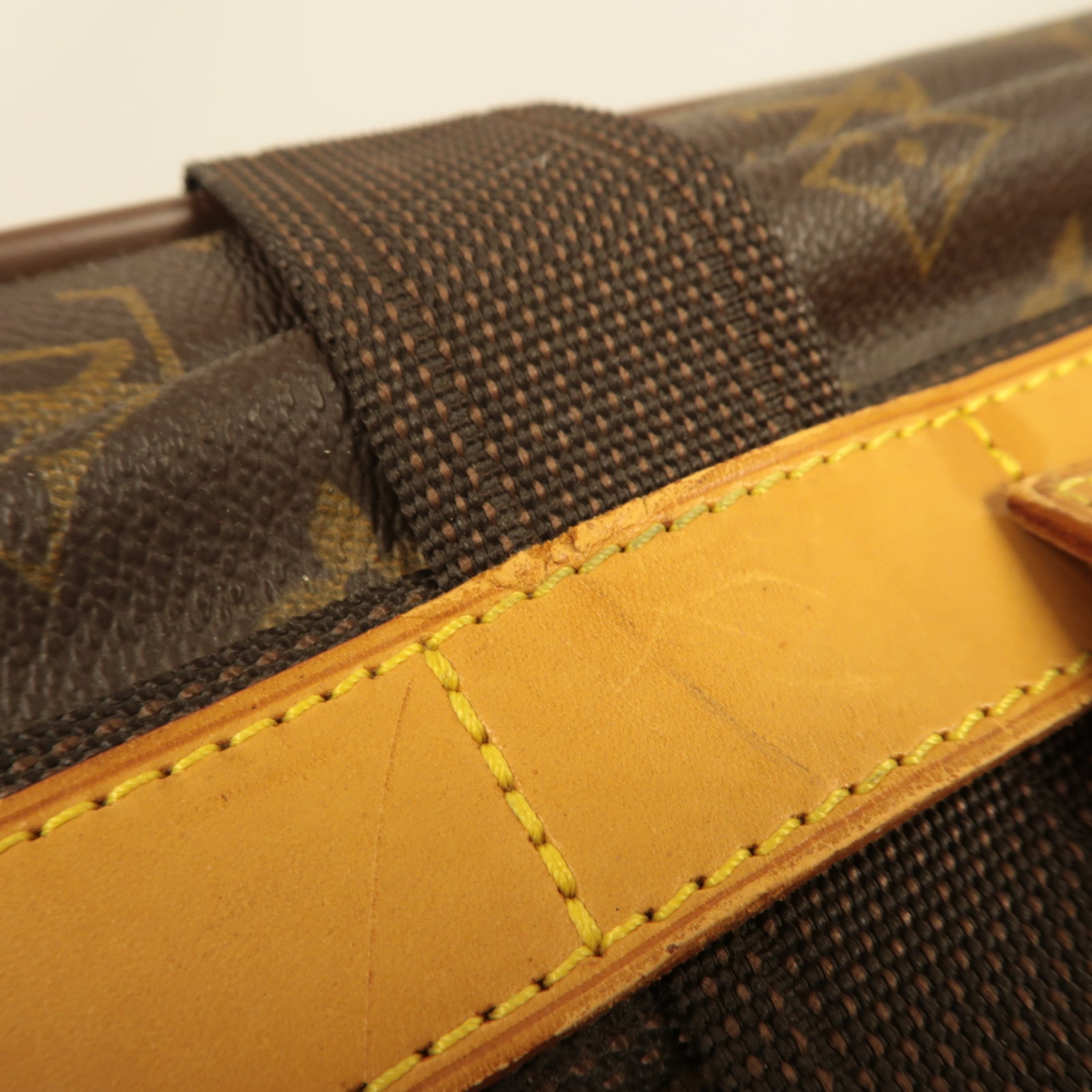 LOUIS VUITTON 【激減優惠】Monogram Satellite 70金扣行李箱啡色