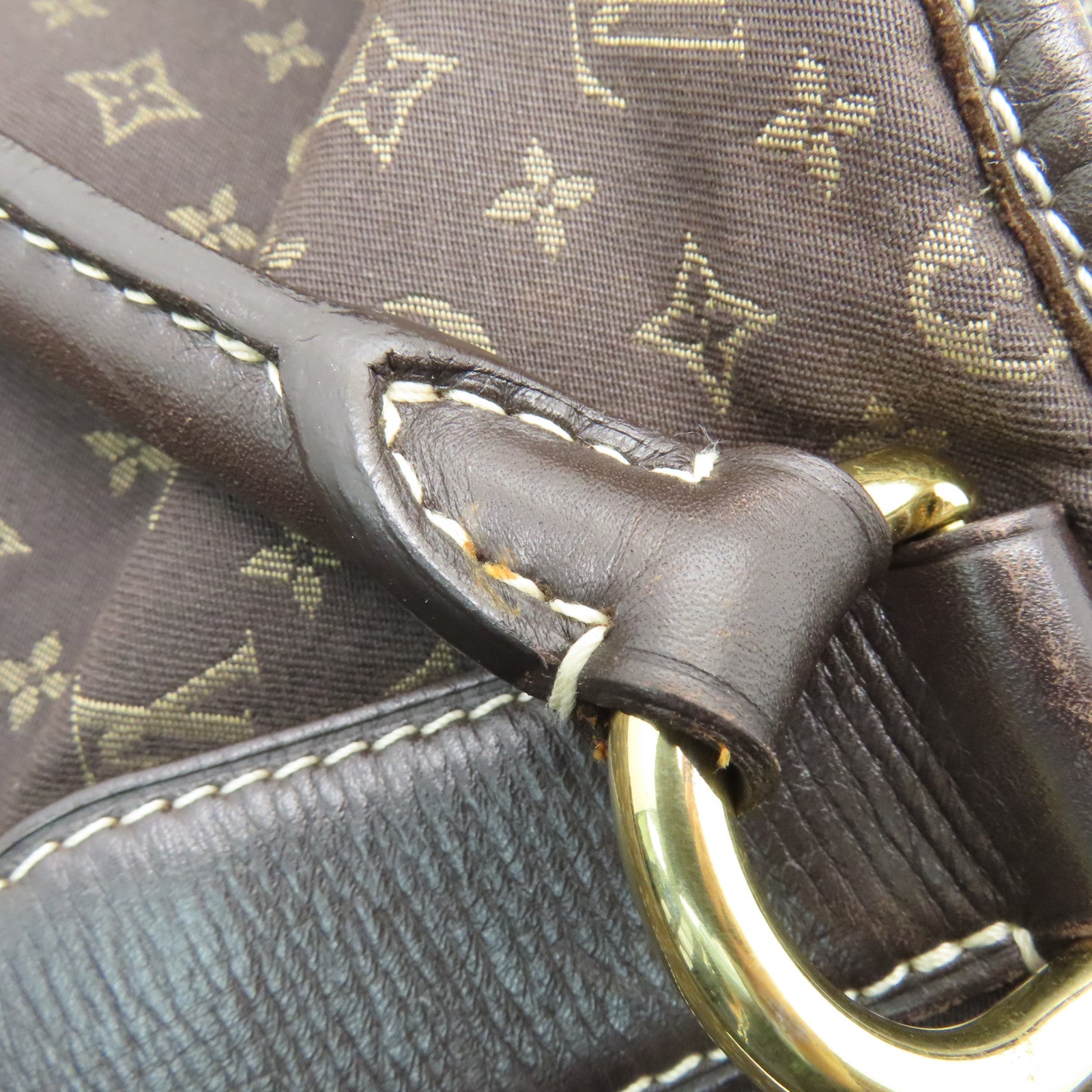 LOUIS VUITTON Monogram Idylle Elegie金扣手挽肩背兩用袋啡色