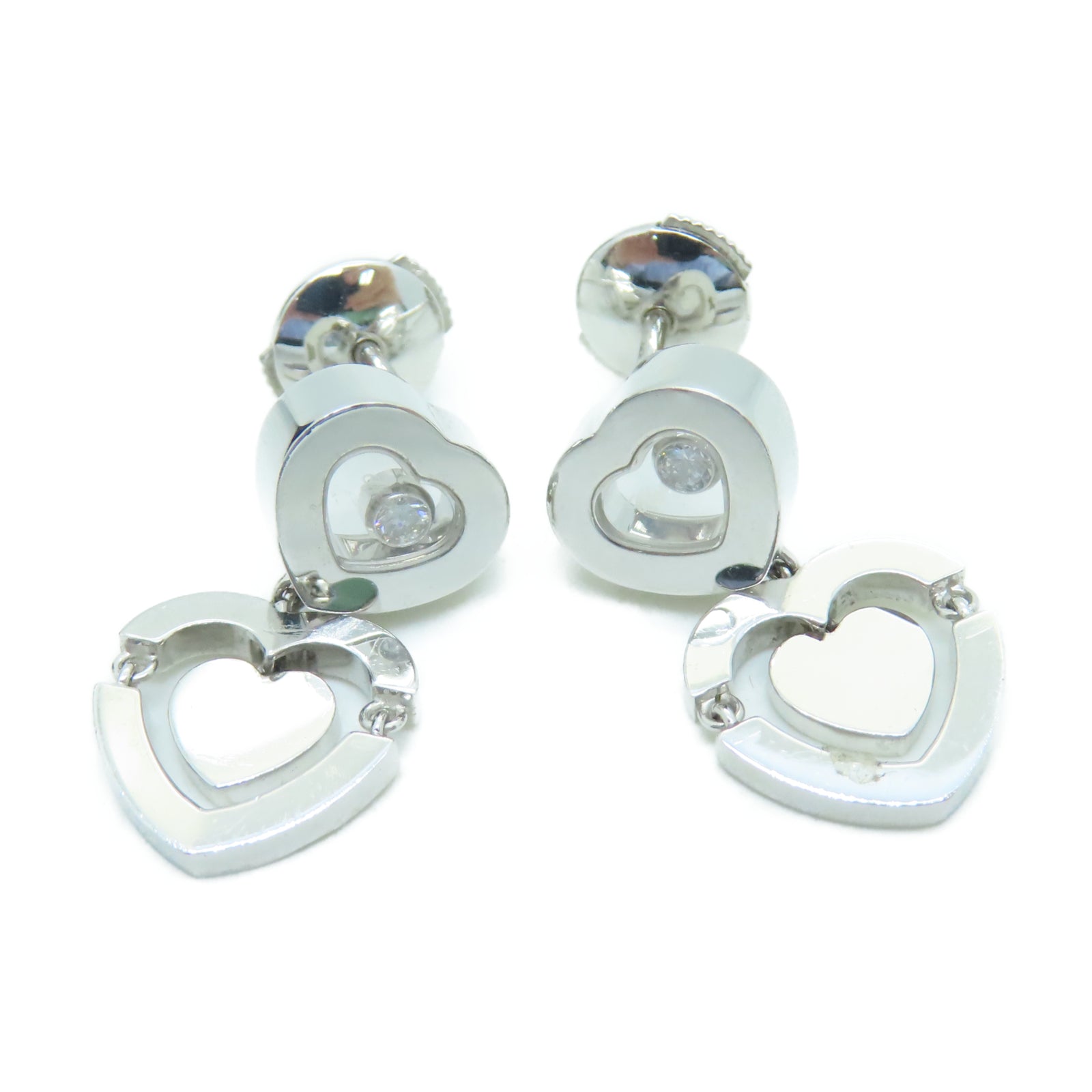 Chopard 【激減優惠】18K白金Happy Earrings耳環