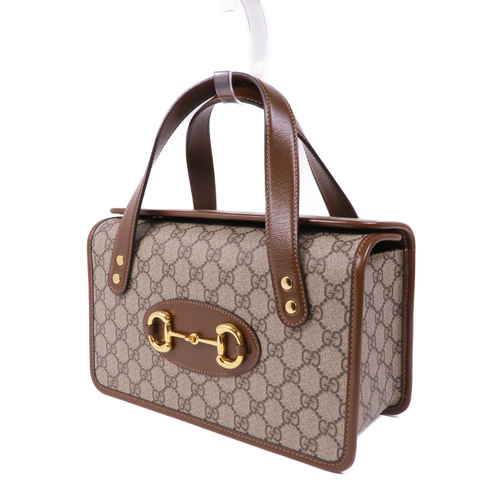 GUCCI 塗層帆布Hand Bag金扣手挽袋