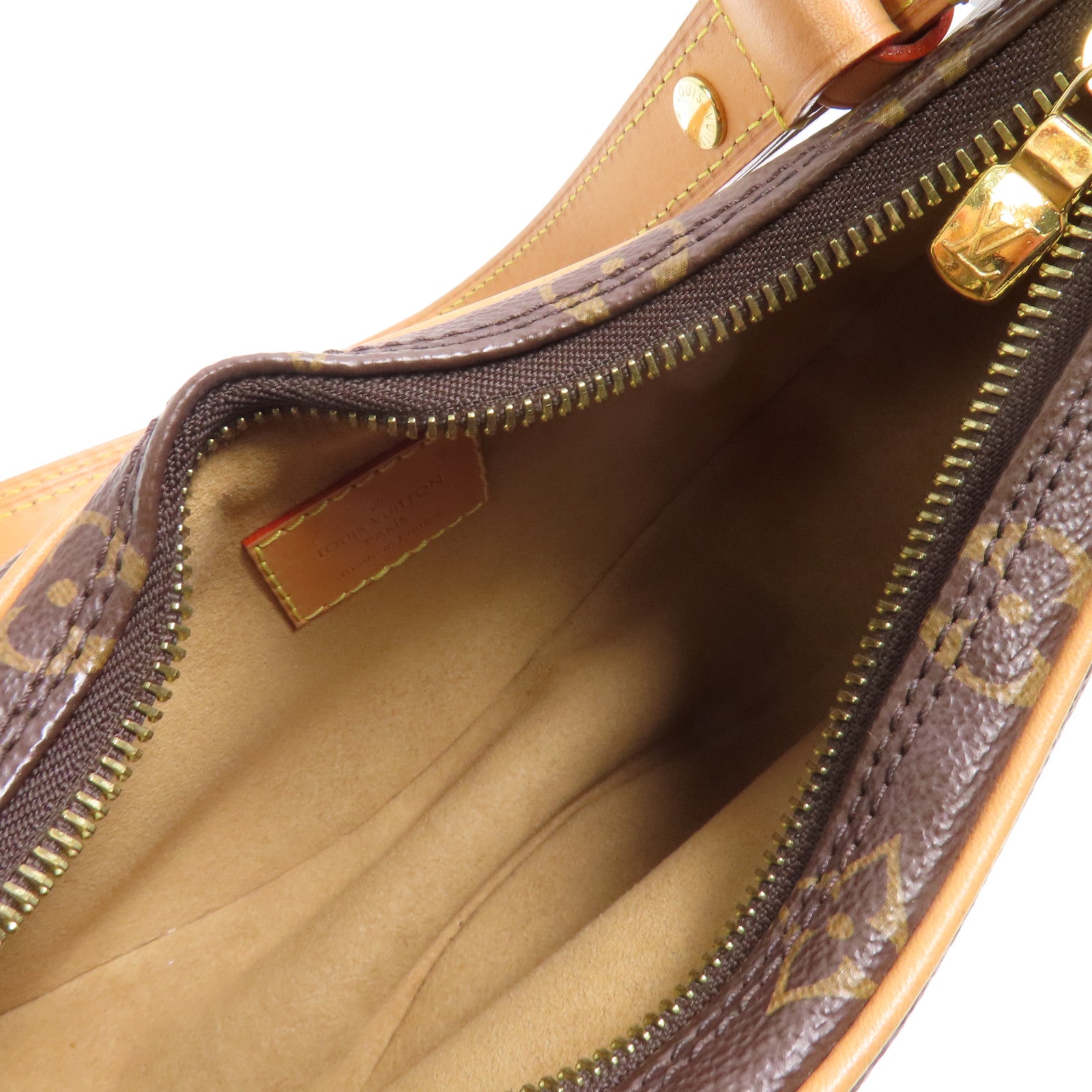 LOUIS VUITTON LV GHW Loop 2 Way Shoulder Bag M81098 Monogram Brown