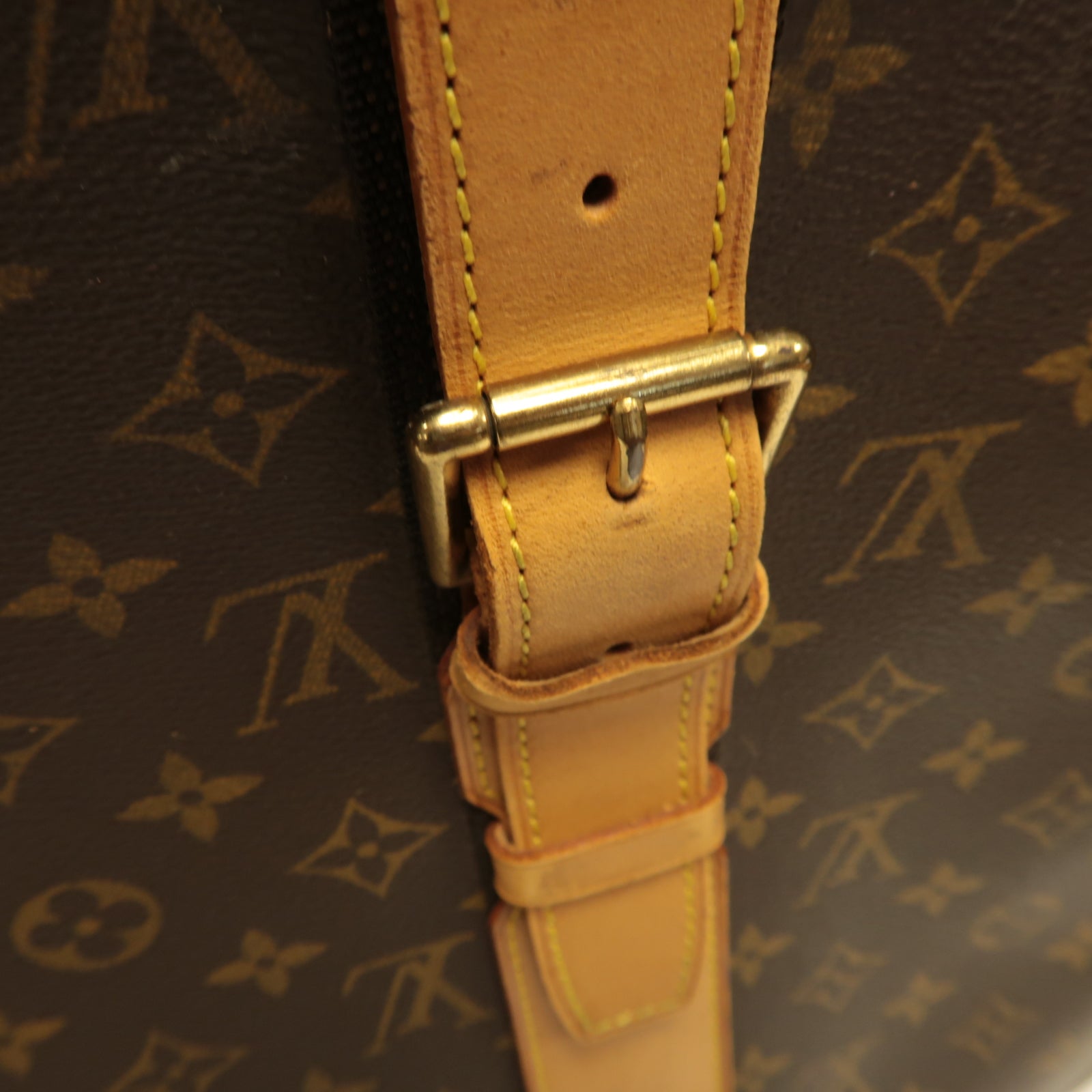 LOUIS VUITTON 【激減優惠】Monogram Satellite 70金扣行李箱啡色