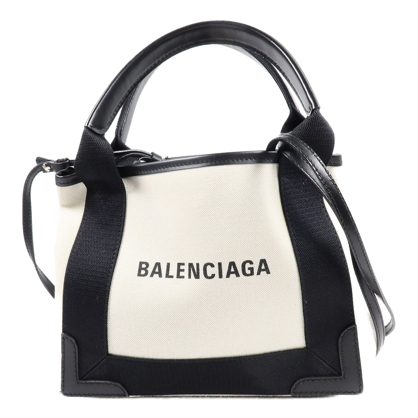 BALENCIAGA 帆布Cabas XS手挽肩背兩用袋