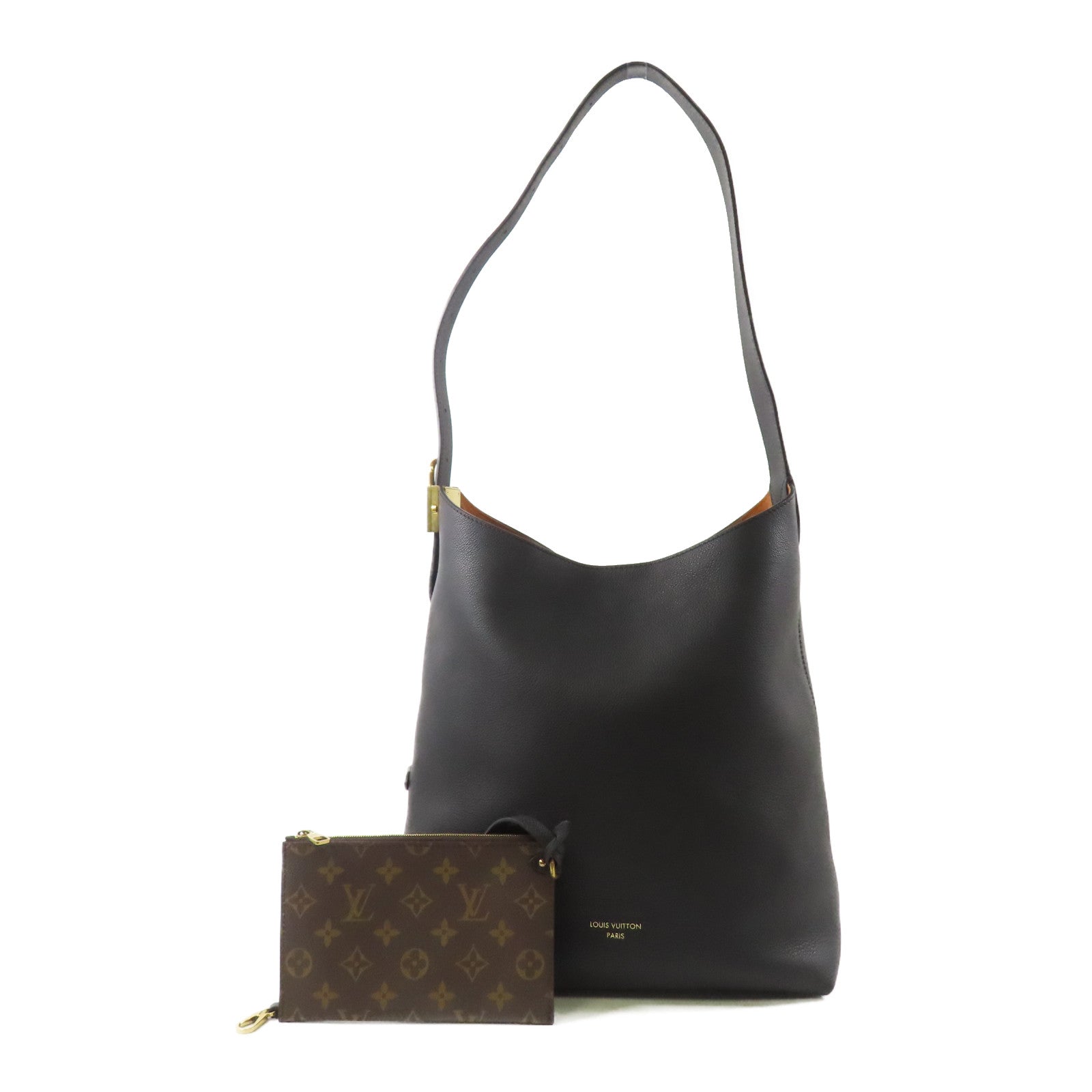 LOUIS VUITTON 牛皮皮革Low Key Hobo MM金扣肩背袋
