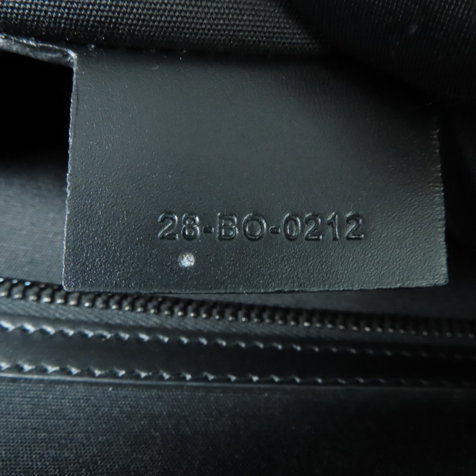 Dior CD Lingot 50 2 Way Shoulder Boston Bag Coated Canvas Black