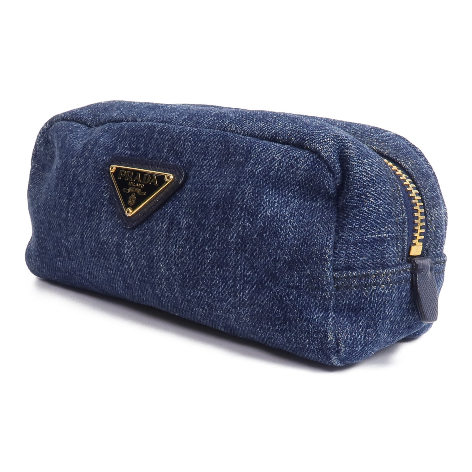 PRADA 牛仔布Vintage Denim Pouch手拿包