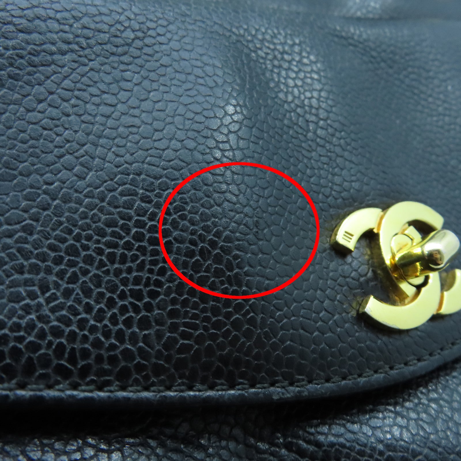 CHANEL 【激減優惠】牛皮皮革Shoulder Tote金扣鏈帶肩背袋黑色