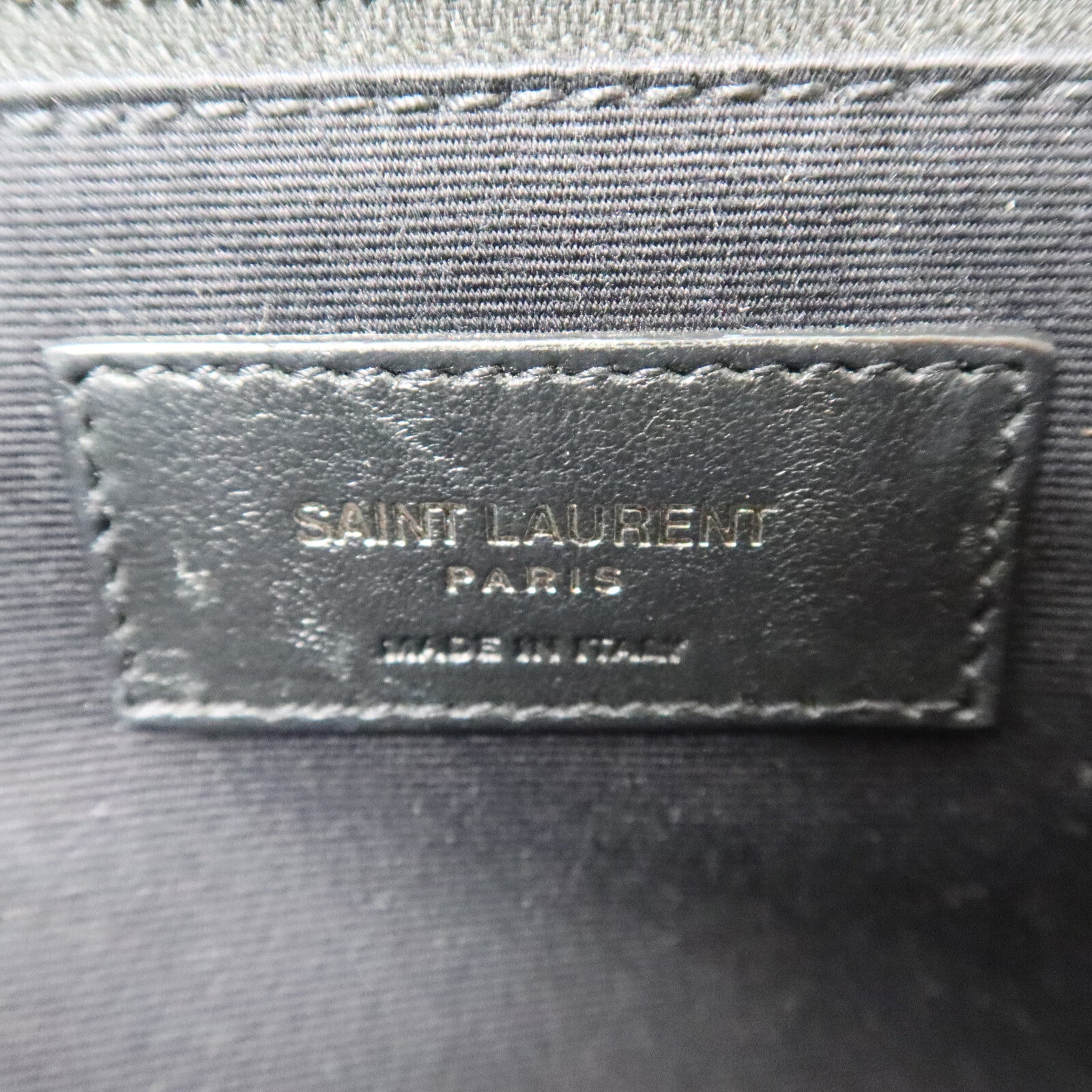 YVES SAINT LAURENT 牛皮皮革Niki鏈帶手挽肩背兩用袋