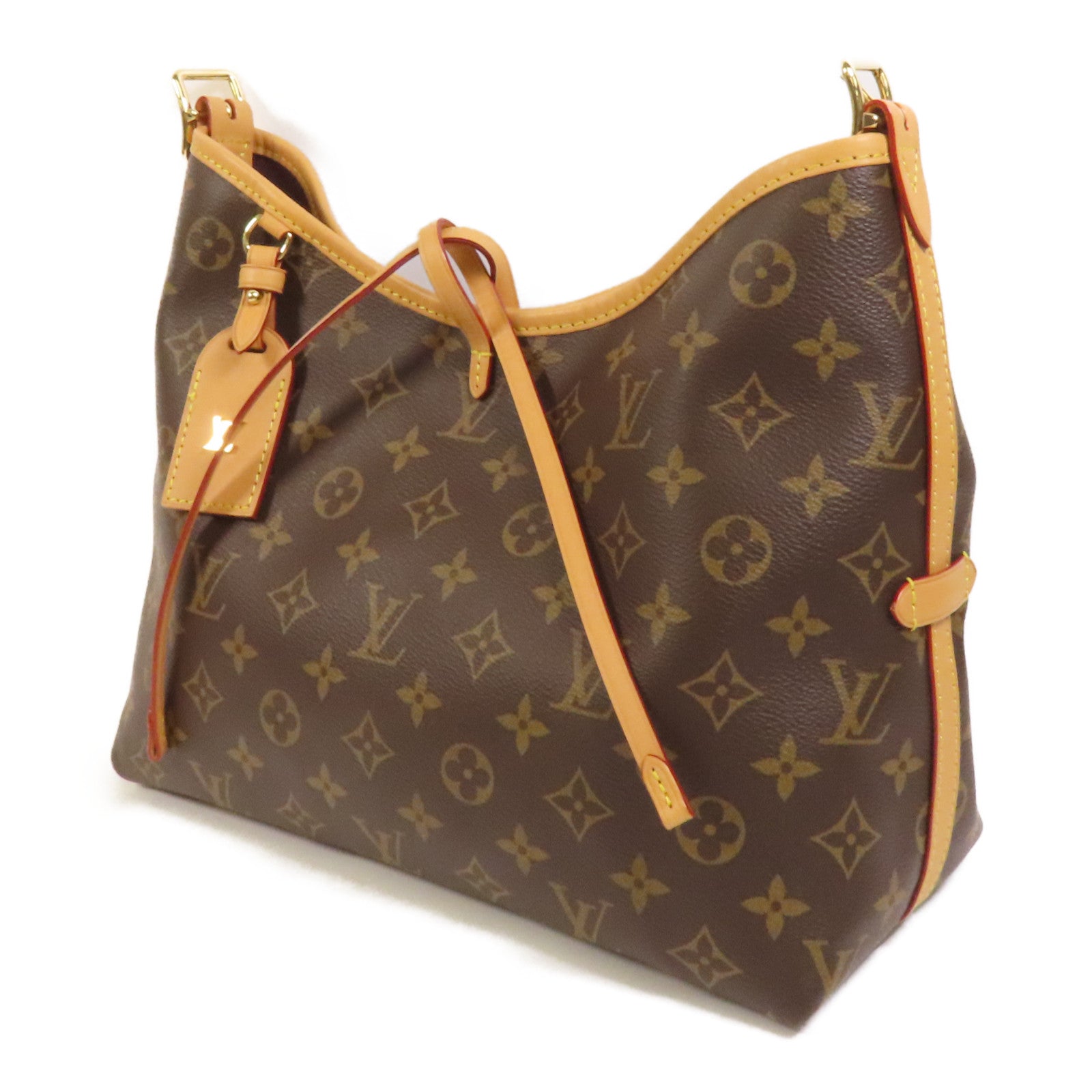 LOUIS VUITTON Monogram CarryAll PM金扣肩背袋