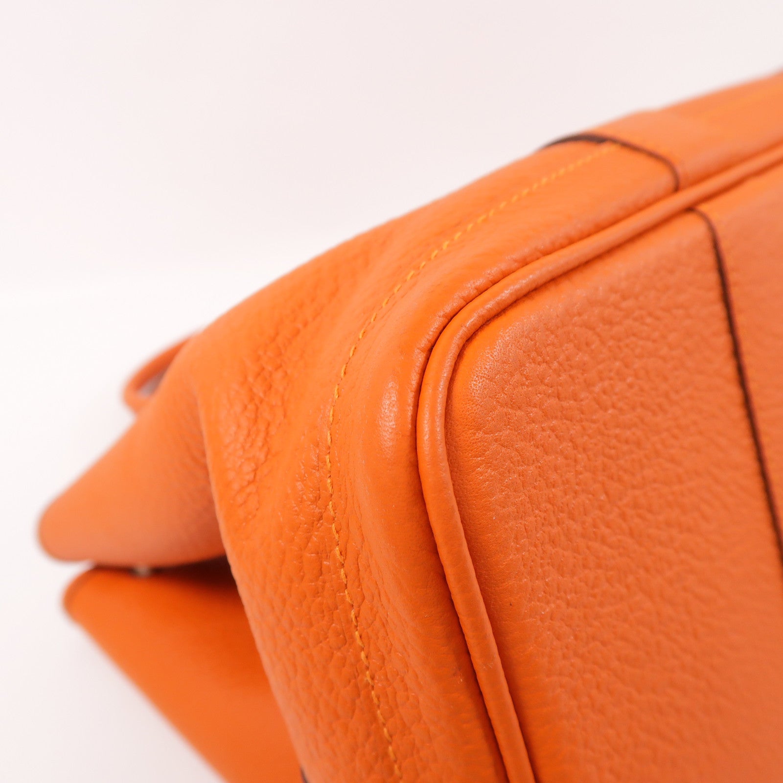 HERMES Negonda皮革Garden Party PM銀扣手挽袋