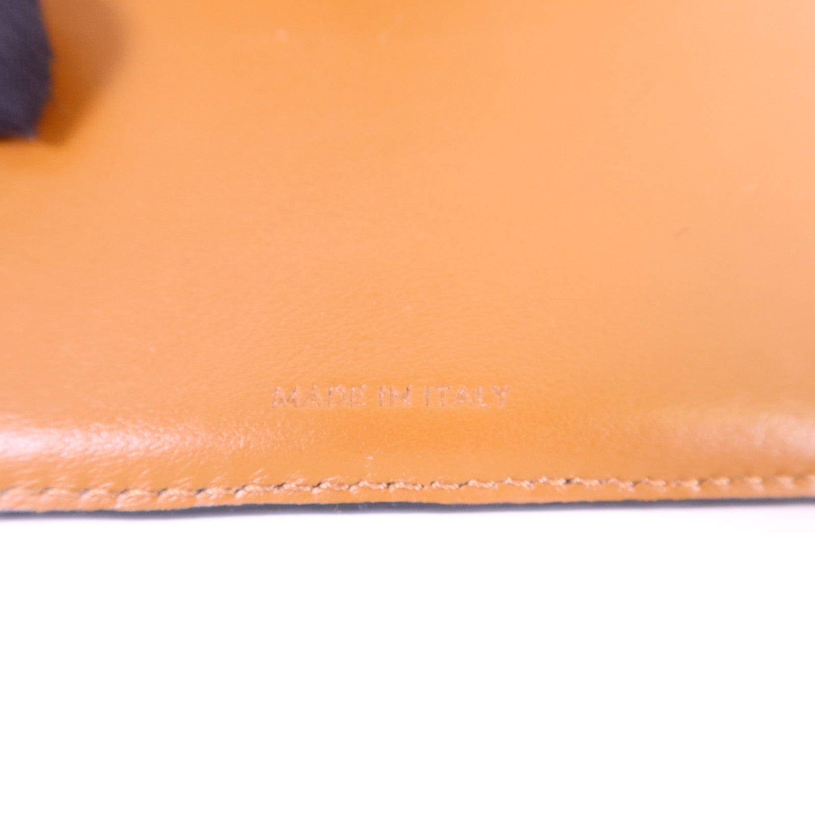 CELINE 塗層帆布/牛皮皮革Wallet金扣錢包