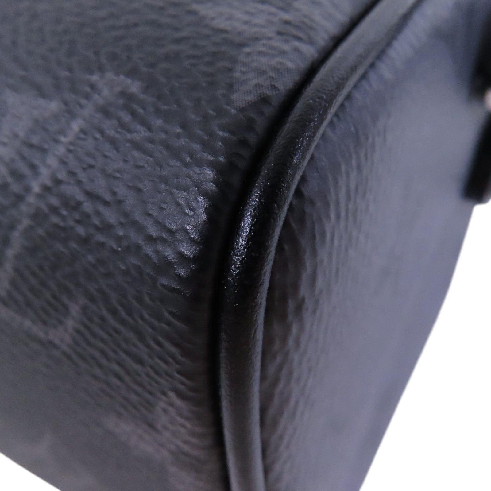 LOUIS VUITTON Monogram Eclipse Keepall XS銀扣手挽肩背兩用袋
