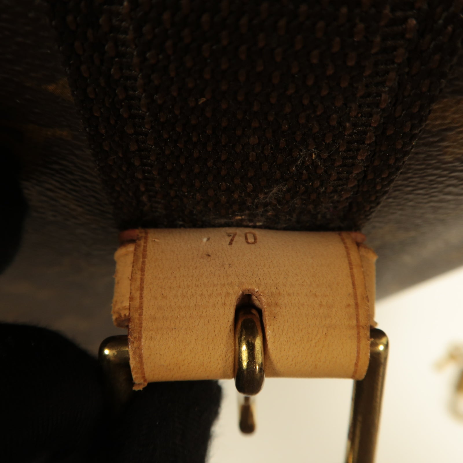 LOUIS VUITTON 【激減優惠】Monogram Satellite 70金扣行李箱啡色