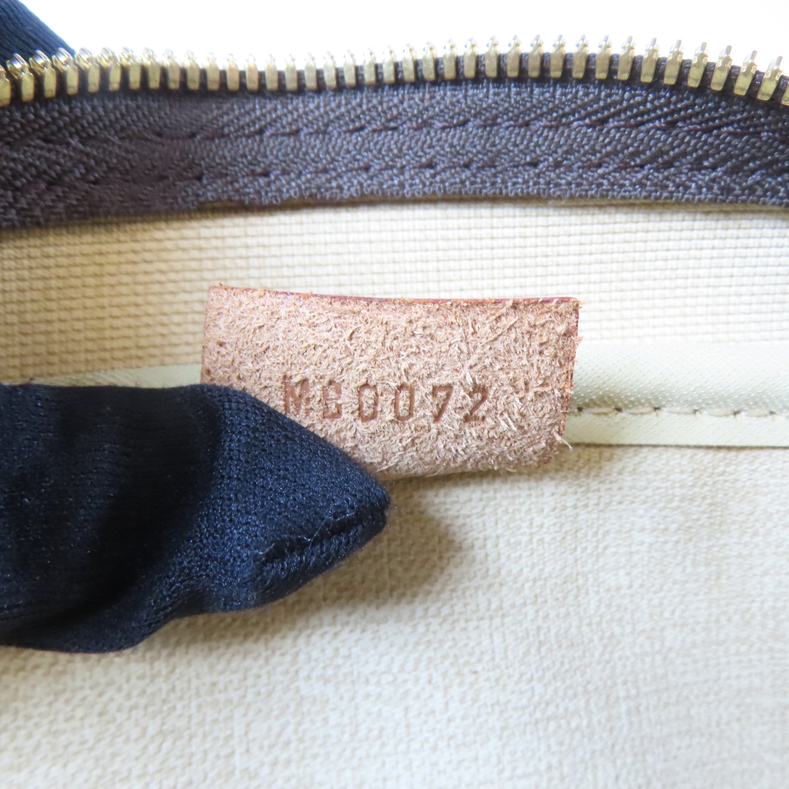 LOUIS VUITTON Monogram Trouville金扣手挽袋啡色