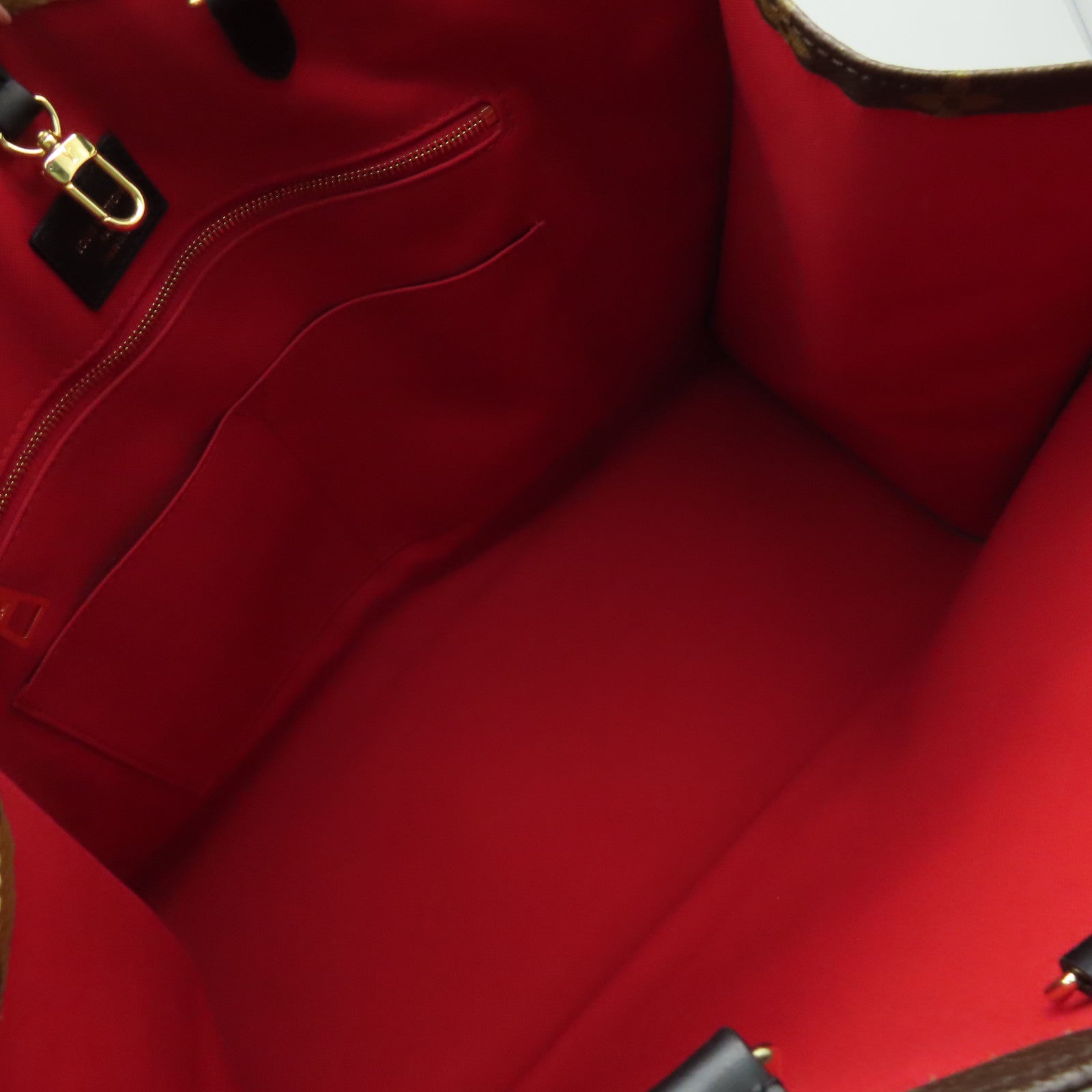 LOUIS VUITTON 【激減優惠】Monogram On The Go 2Way Tote Bag金扣手挽肩背兩用袋啡色