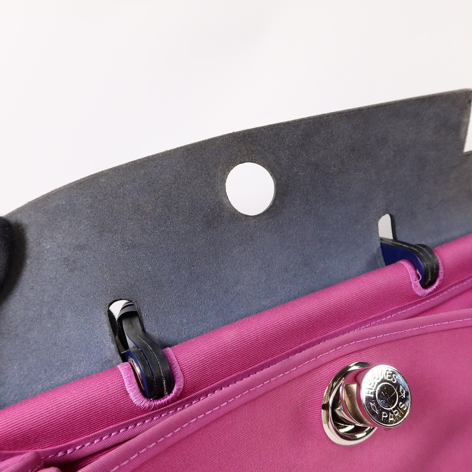 HERMES 帆布Herbag PM手挽肩背兩用袋Magnolia